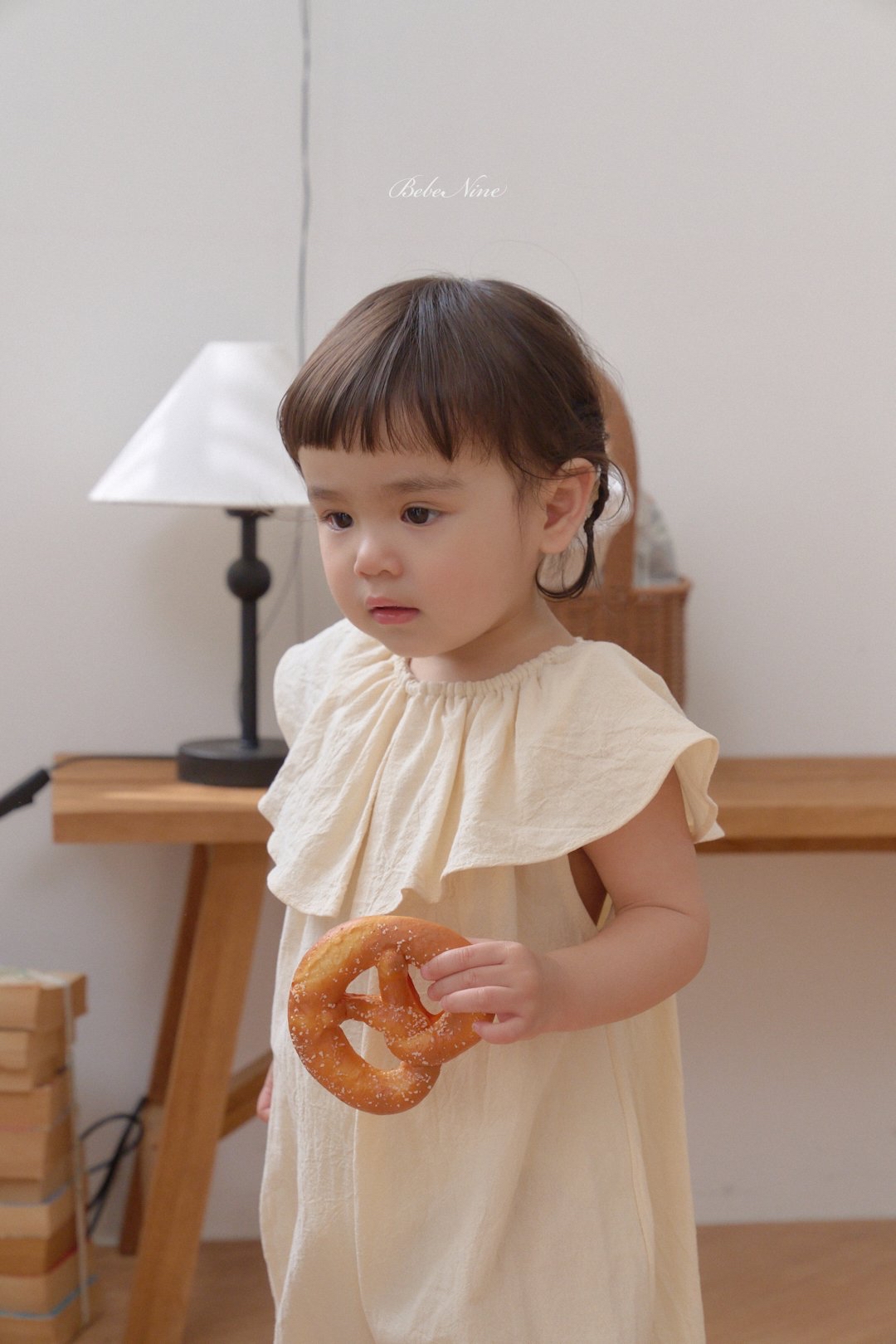 ☀️預訂 韓國直送☀️🇰🇷Bebenine兩色大荷葉領背心連身服