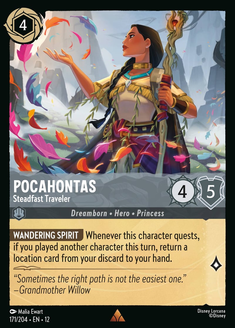 Pocahontas - Steadfast Traveler | Set12-171 | Foil