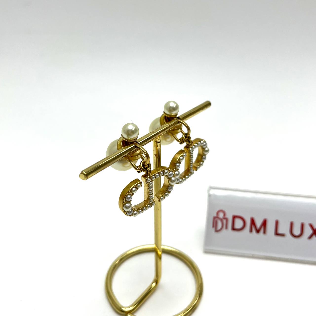 Dior Tribales Earrings White Pearl GHW