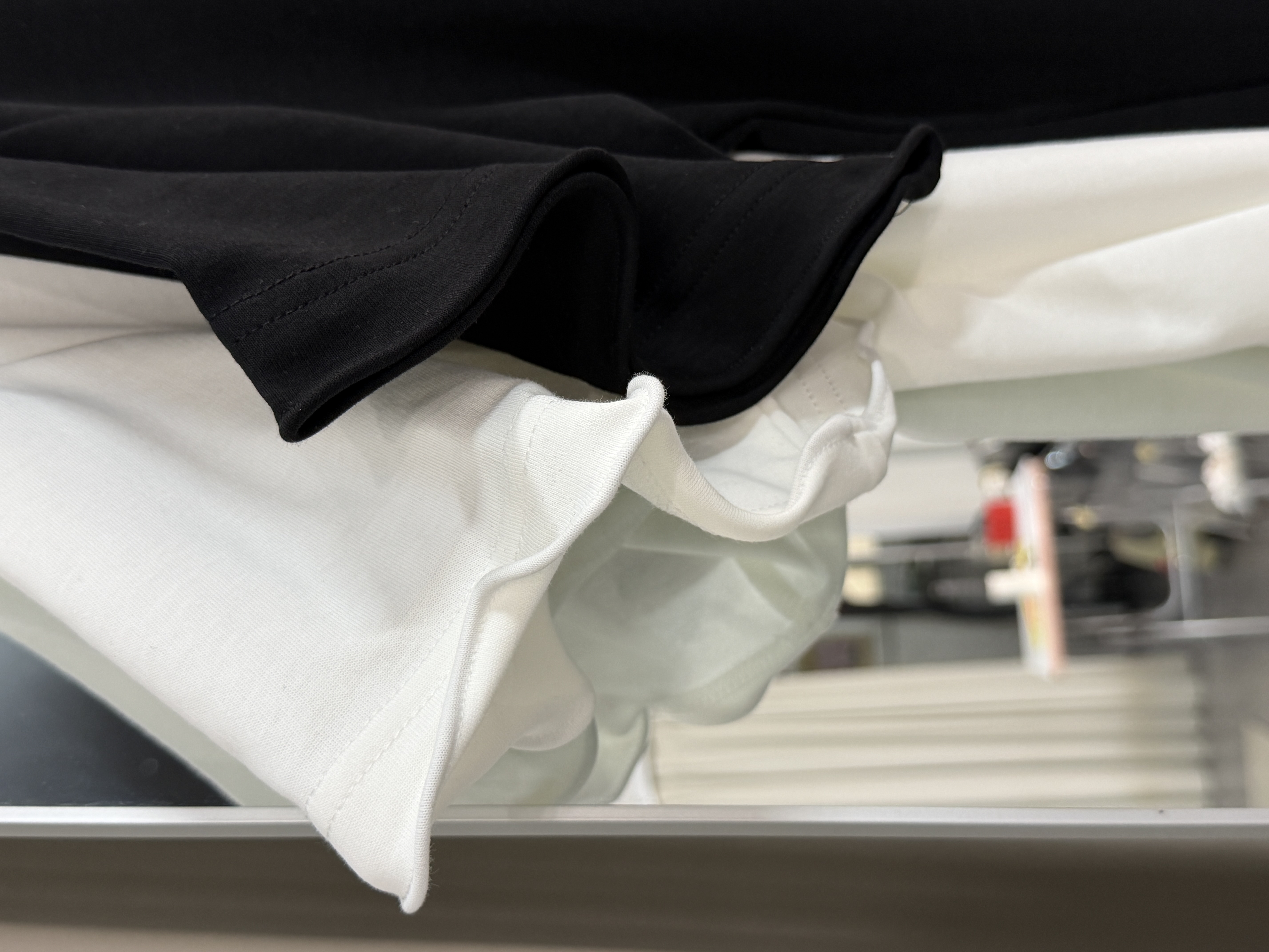 太空棉Ruffles手袖寬鬆短袖上衣