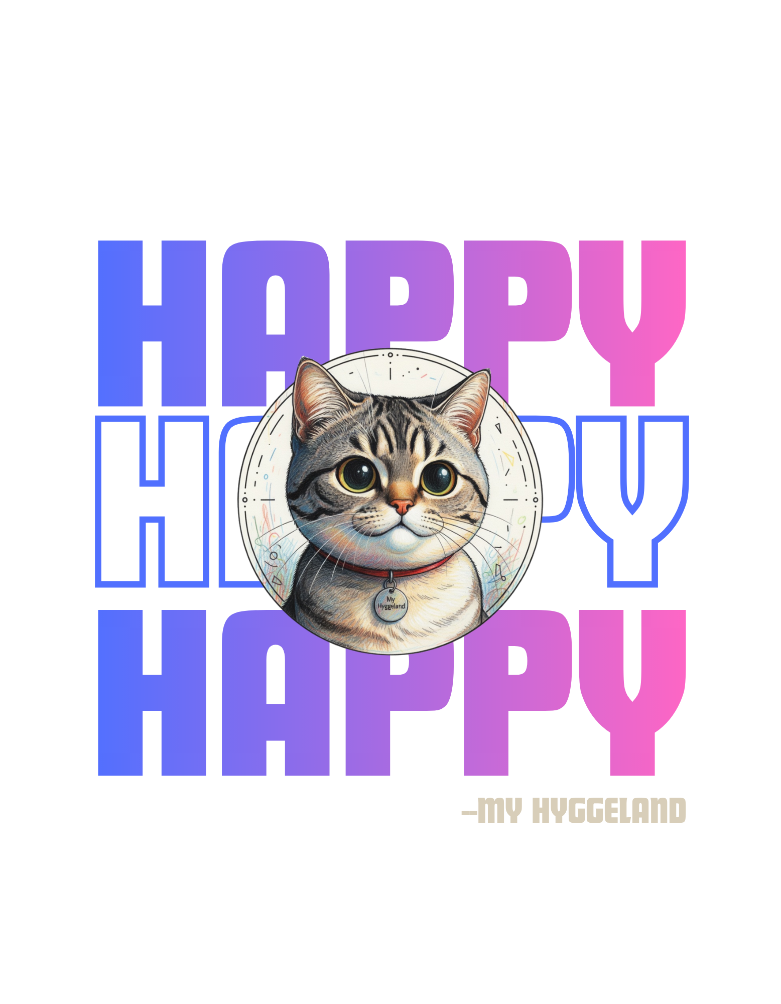 My Hyggeland 短袖T恤- MoodLifter心情提升家(男女同款)