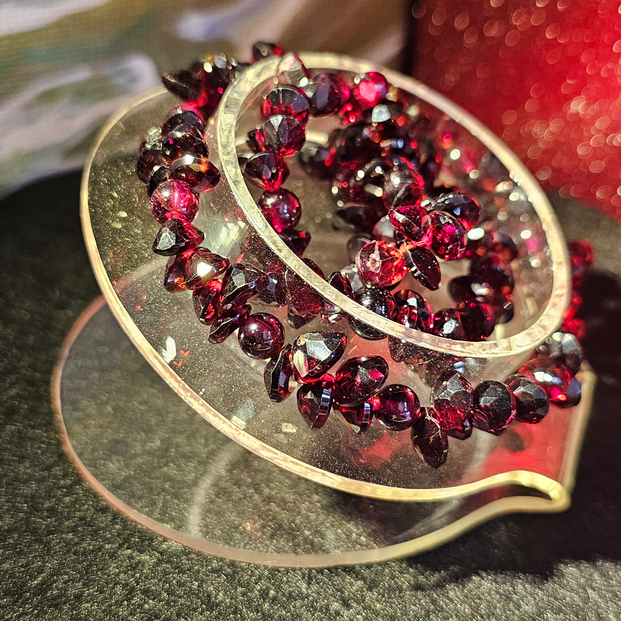 石榴石角度手鏈