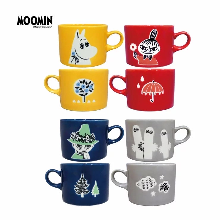 日本 Costco Moomin 姆明湯杯4件組
