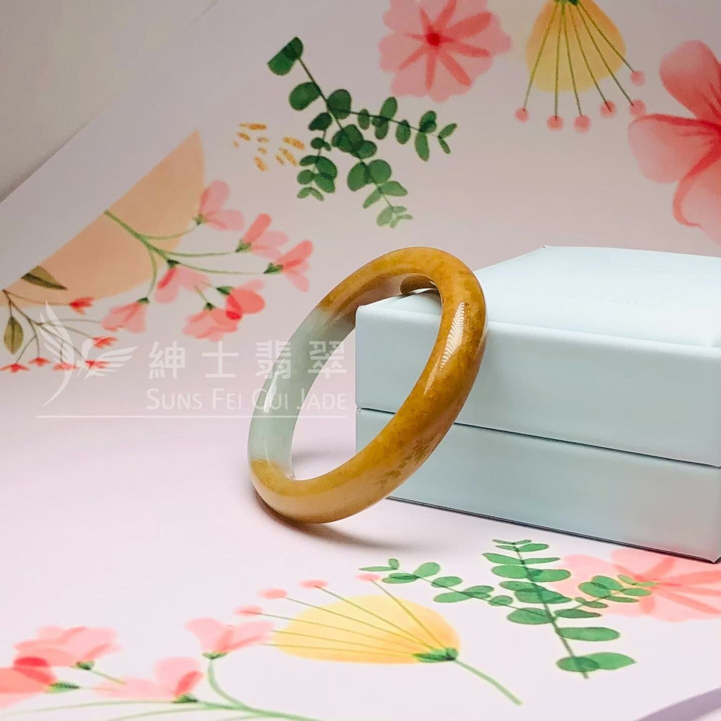 大馬坎翡色貴妃鐲53.3mm