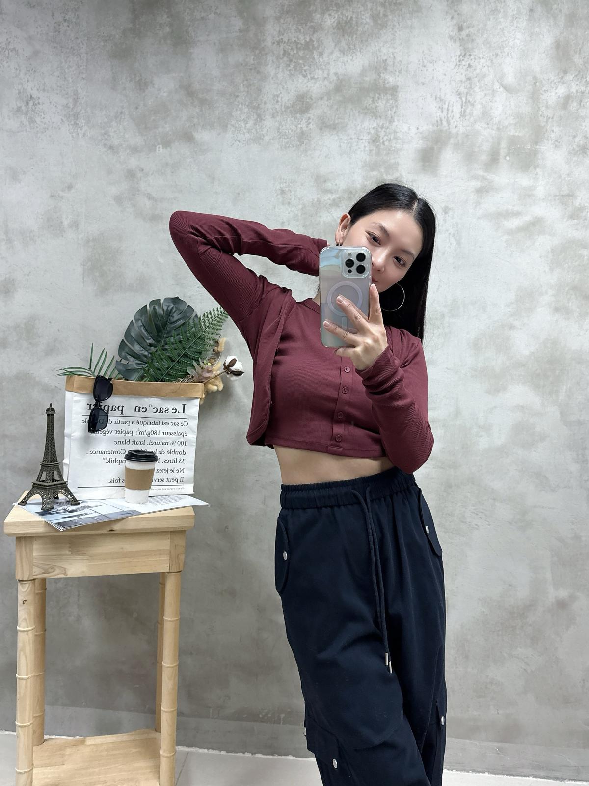 H07 扣鈕背心+ 外套Set