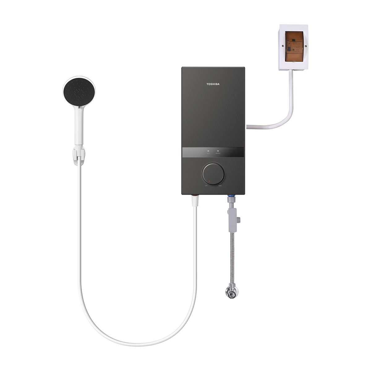 Toshiba 3800W SensTemp™ with Non-Pump Instant Electric Water Heater TWH-38MCNMY(S)-CS
