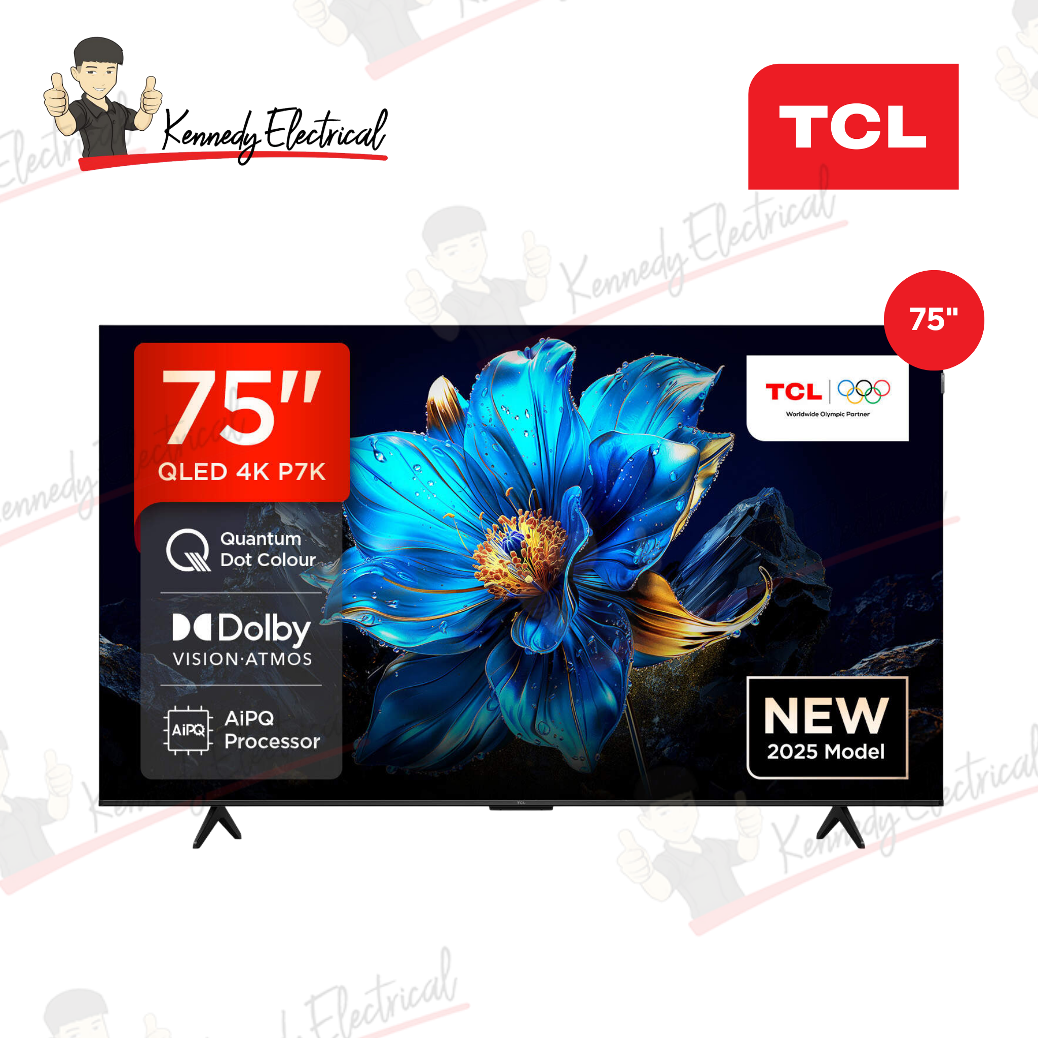 TCL 75" P7K Series 4K QLED Google TV (75P7K)