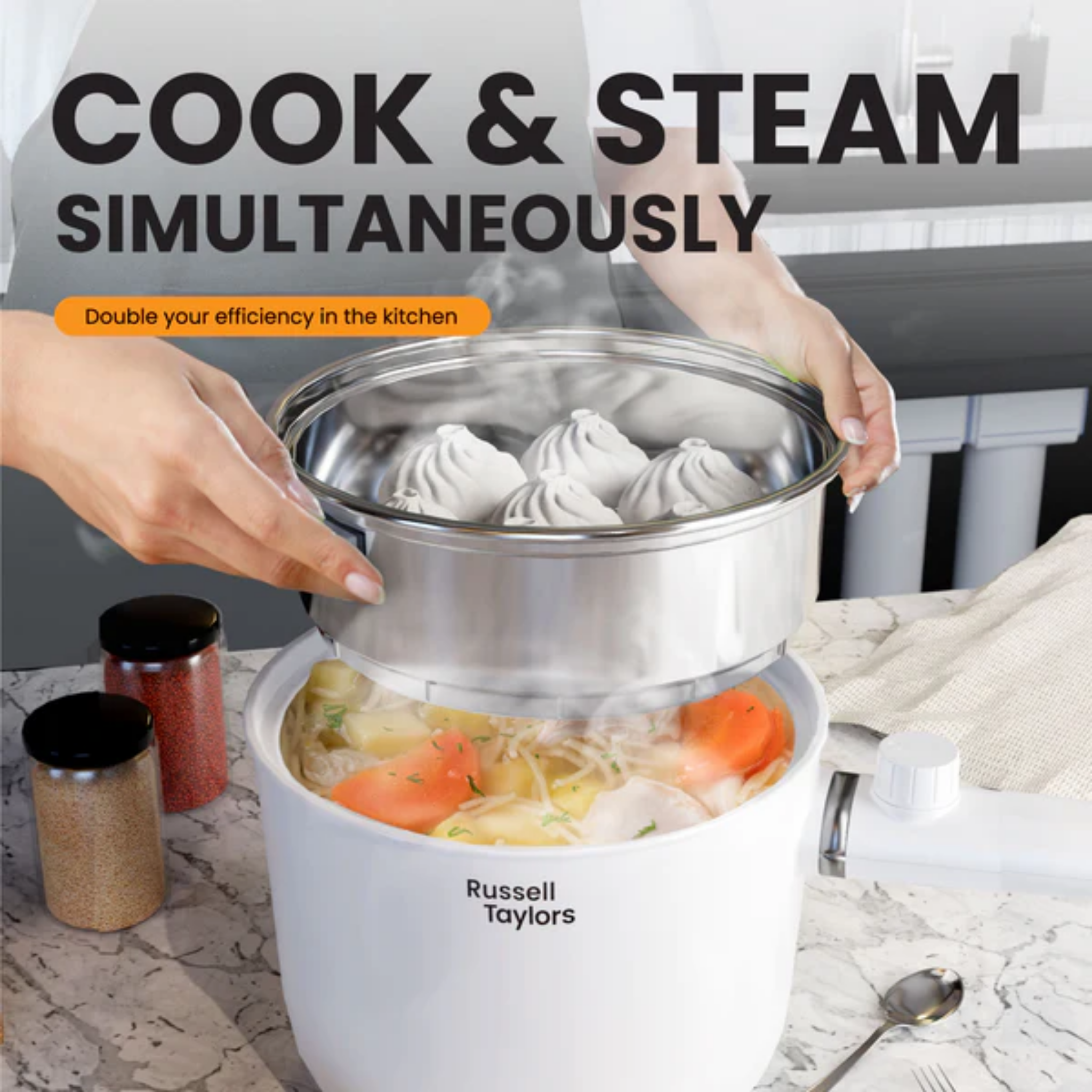 Russell Taylors 1.5L Multi Cooker (MC15)