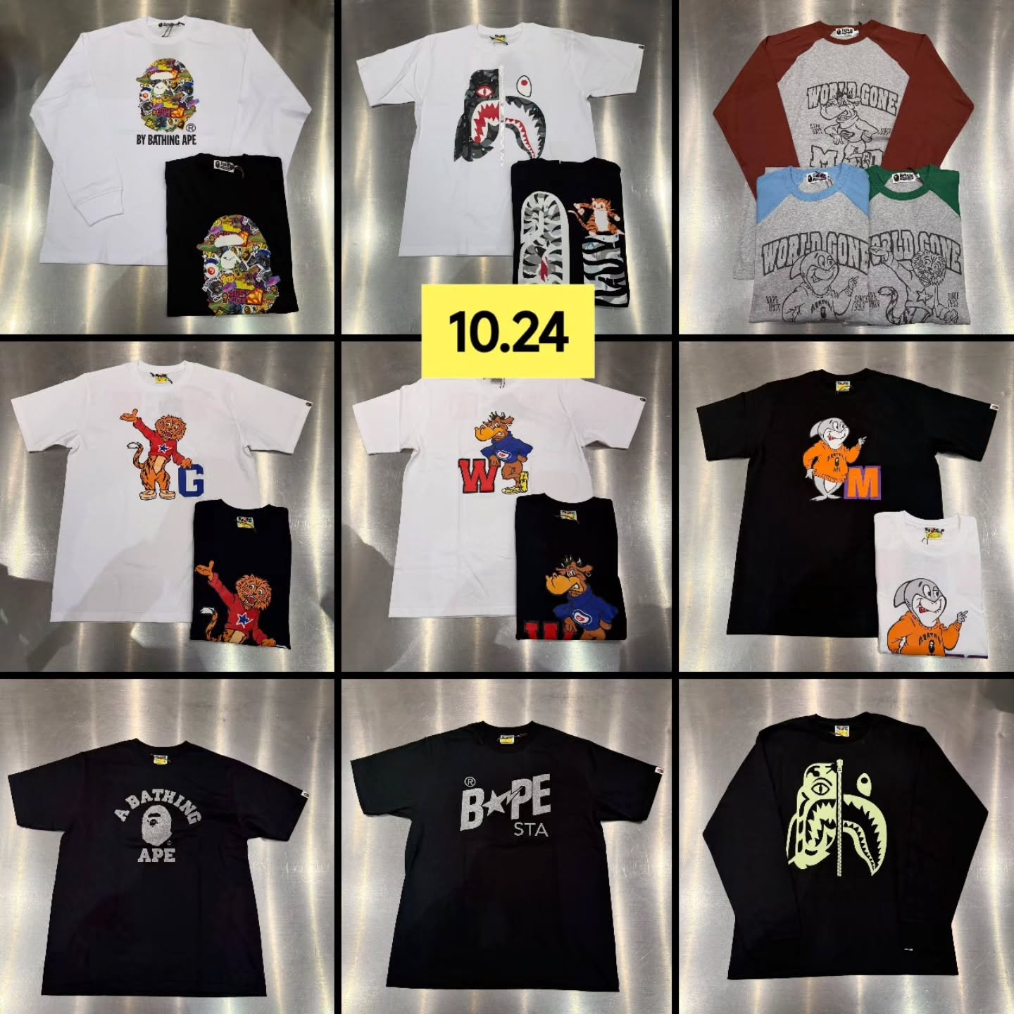 (10.24 week) BAPE FW26 **MESSAGE FIRST/先查詢貨存**