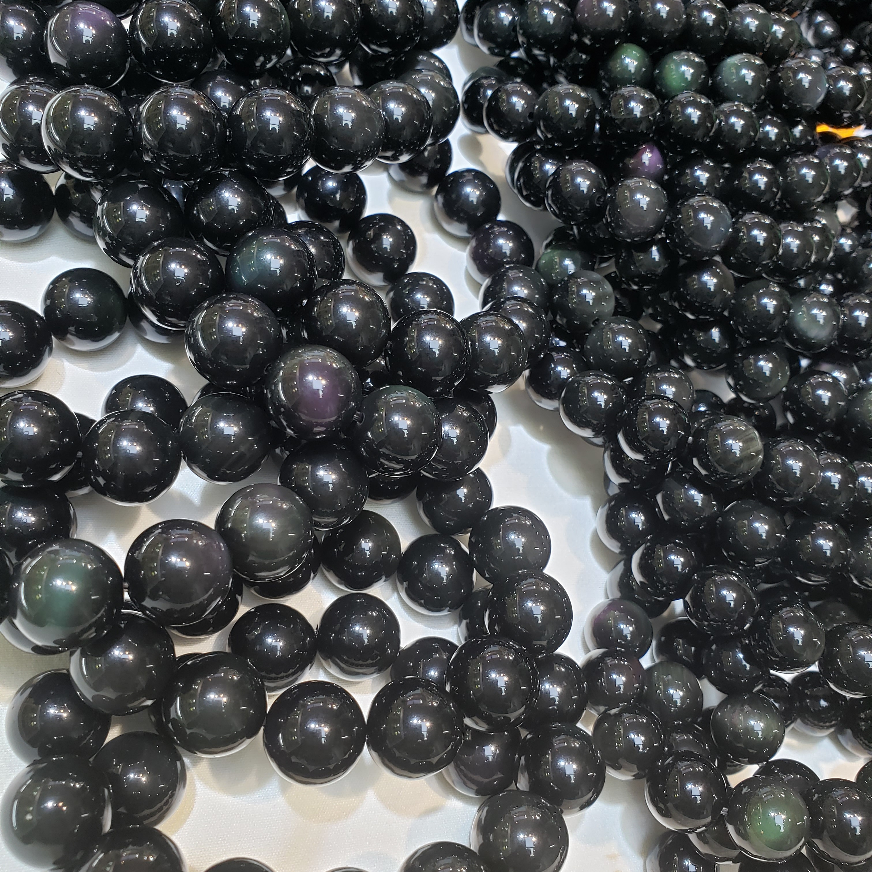 黑彩曜石手串(Obsidian)