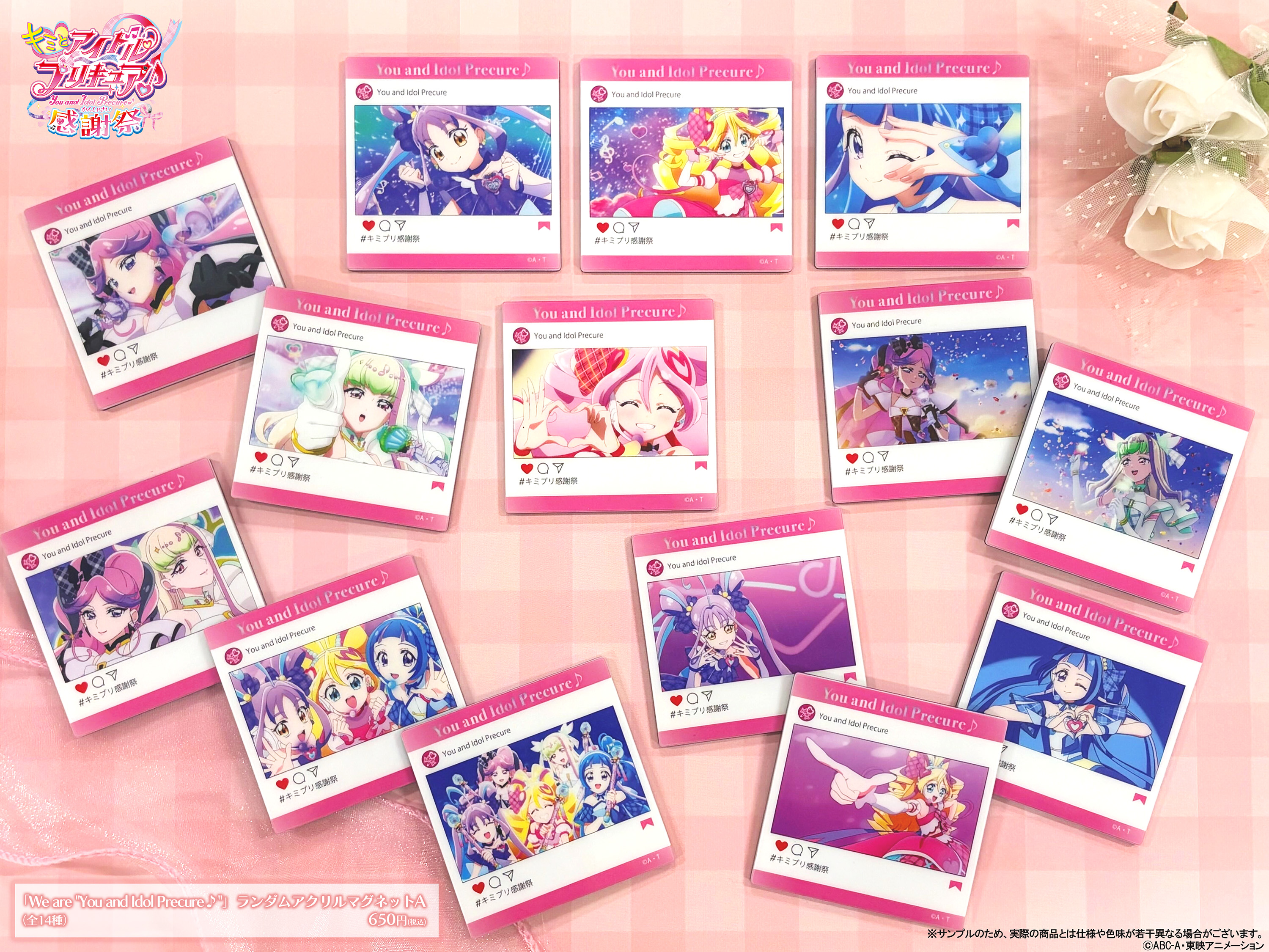 光之美少女 偶像與你 PreCure 感謝祭 盲抽亞加力磁石A #P-PCG0970 [Toei] (PRE-ORDER) [2026/07]