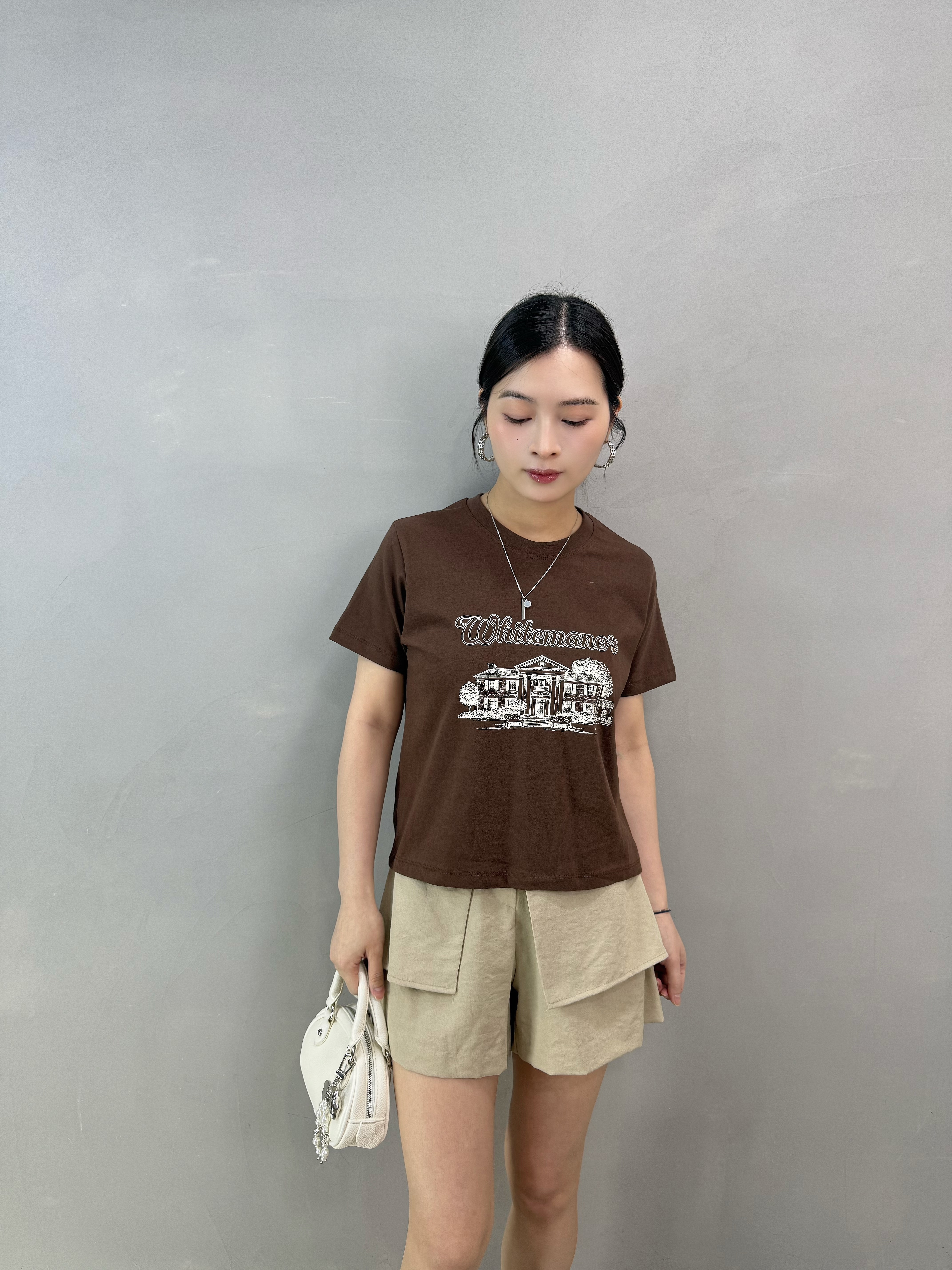 S63 屋仔print短Tee