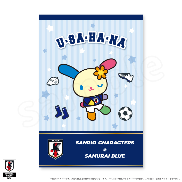 日本預訂📍日本Sanrio x 日本國家足球隊造型系列 - 單張名信片 2026年8月下旬出貨