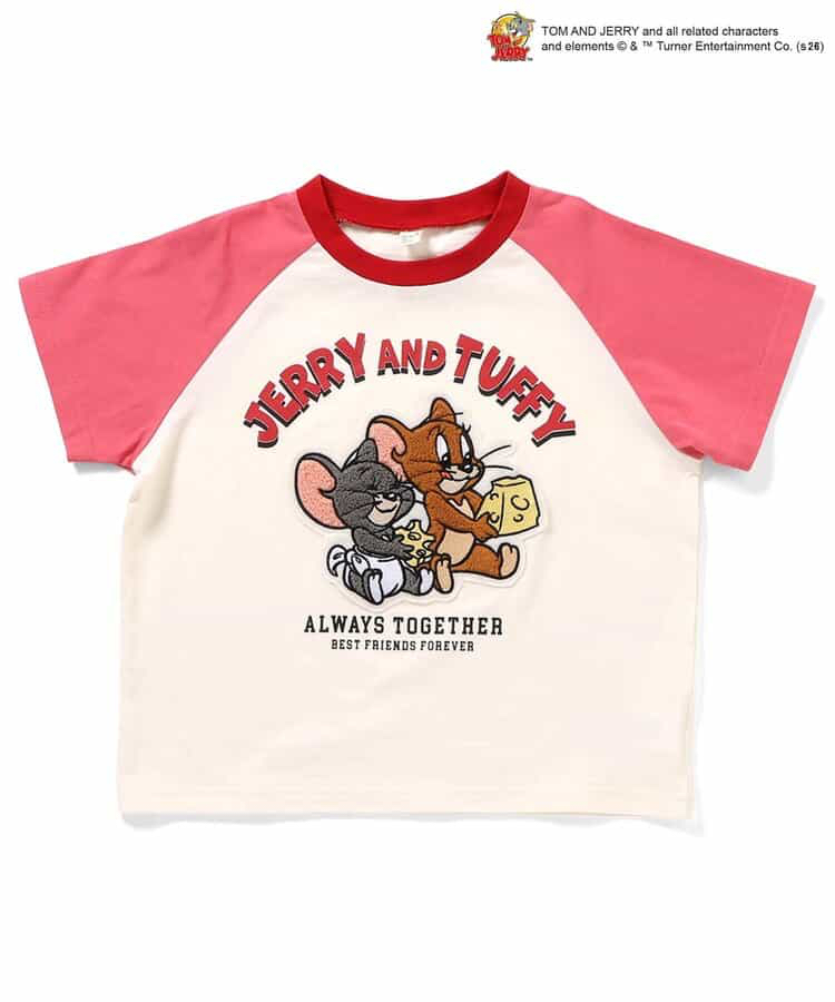 🇯🇵預訂 日本直送🇯🇵Apres les cours x Tom & Jerry系列四色人物刺繡貼花拼色短袖T恤