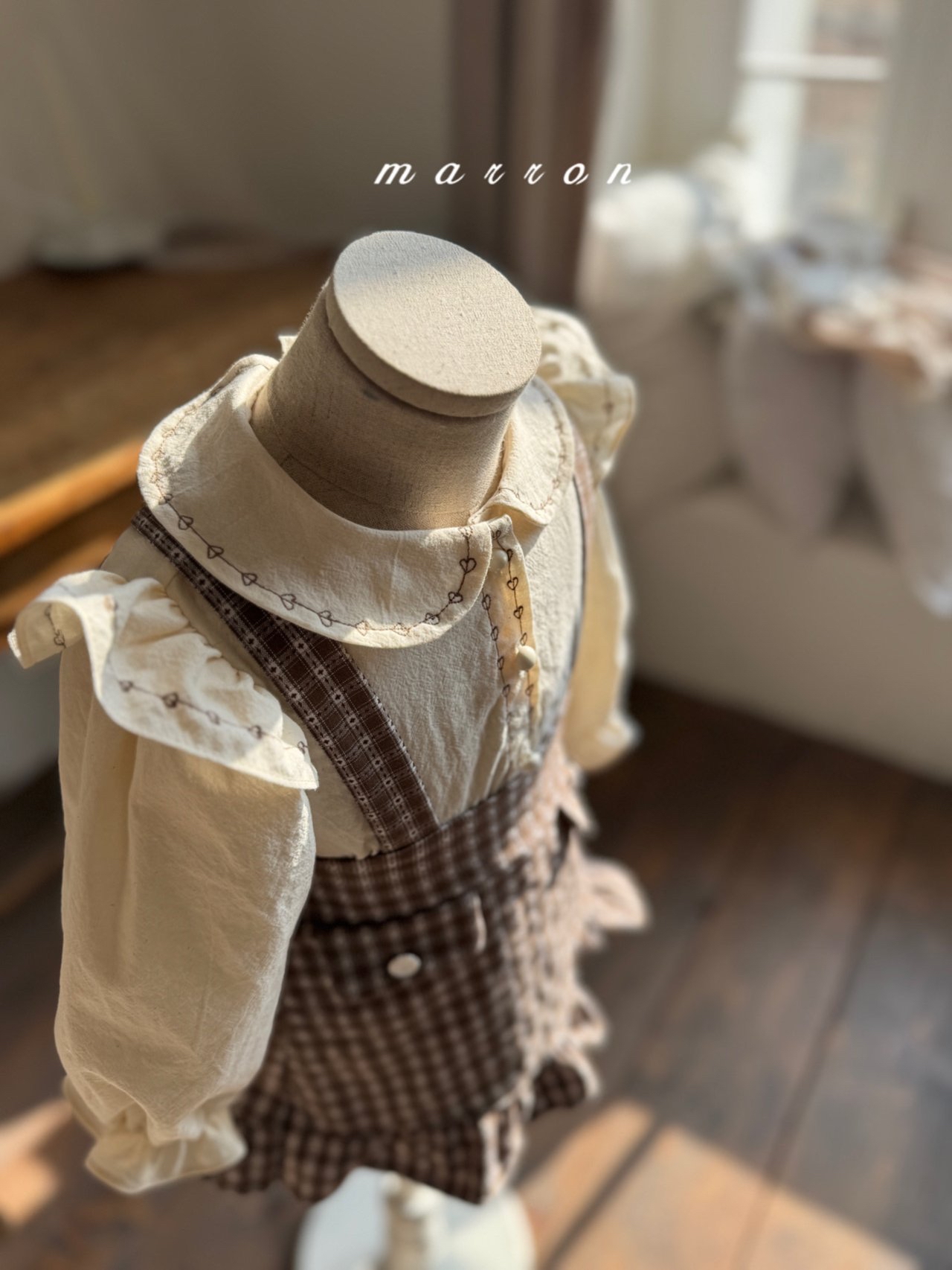 🇰🇷Marron blouse