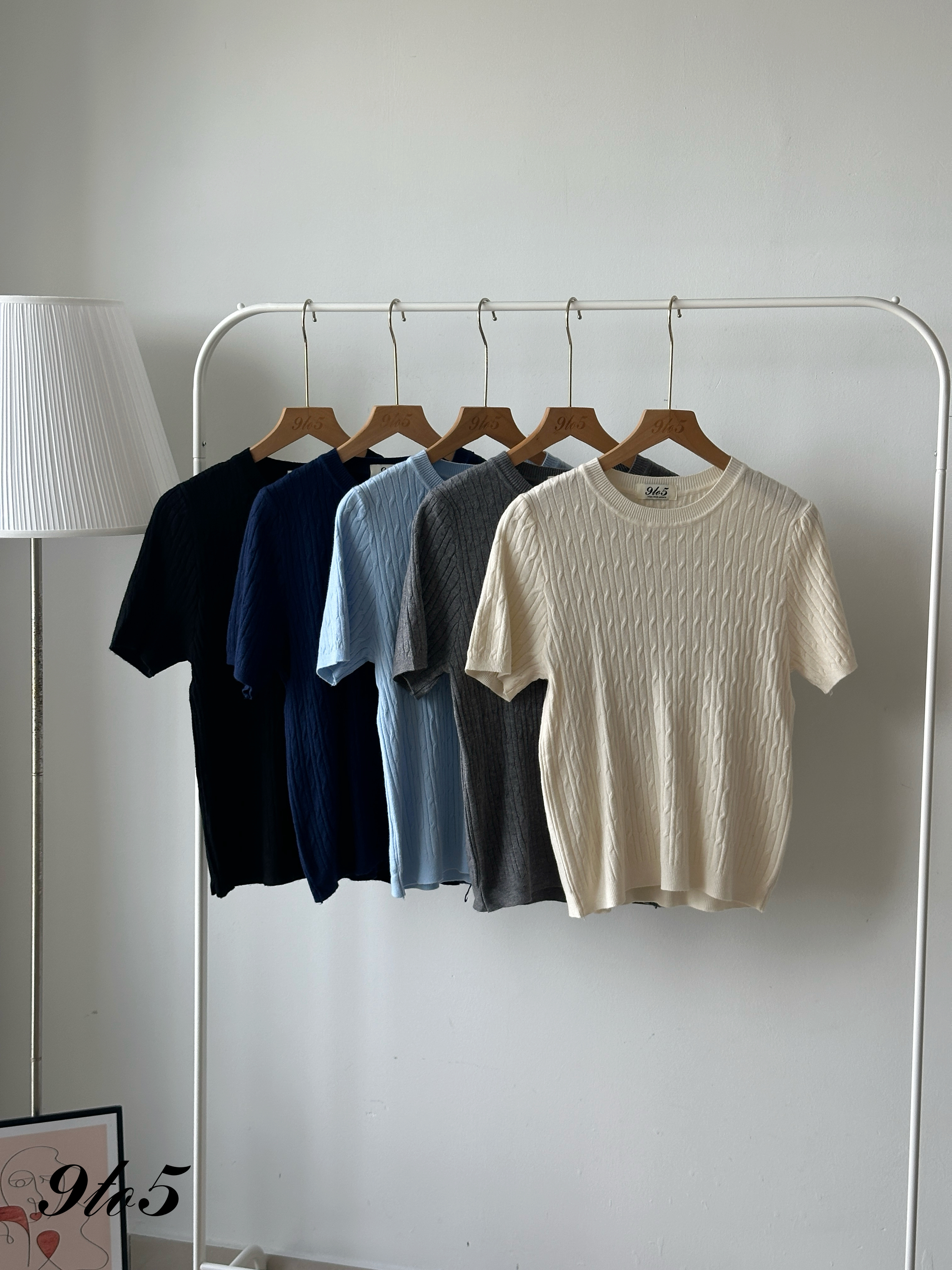 T4249 Cable Knit Top - 5 Colors 