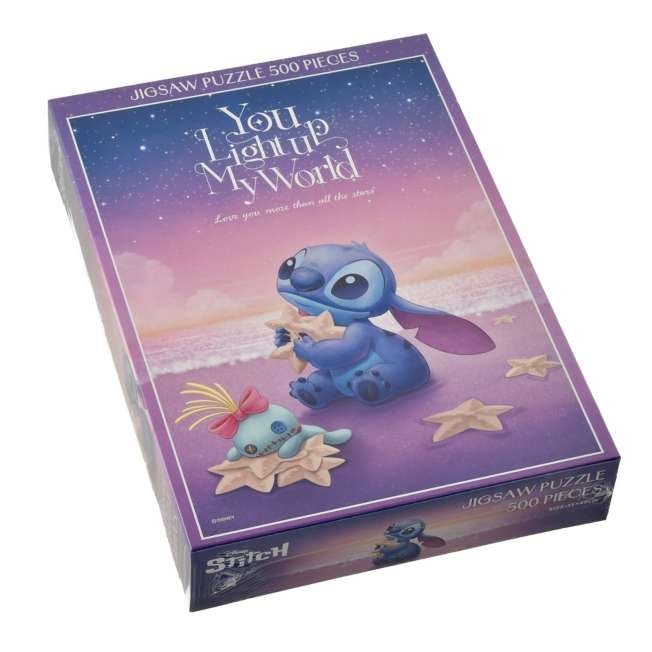 🌸 【預訂】Stitch & Scrump Puzzle (500 Pieces)<不包括架> - Disney Stitch Day Collection