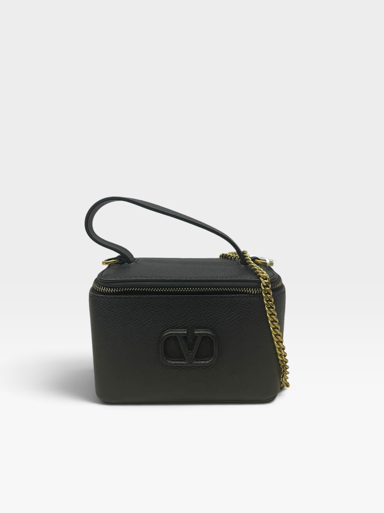 Pre-Owned VALENTINO Garavani VLogo Signature Mini Vanity Bag / Product Code: 100706