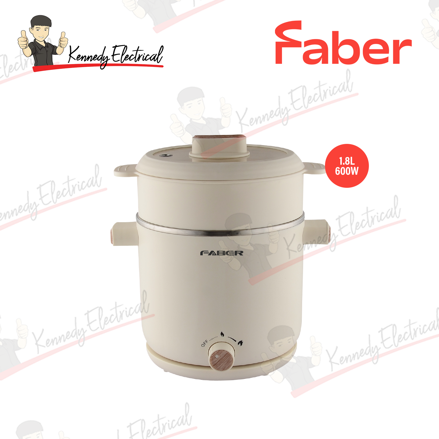 Faber 1.8L Multi Cooker Pine-S FMC 1208WH