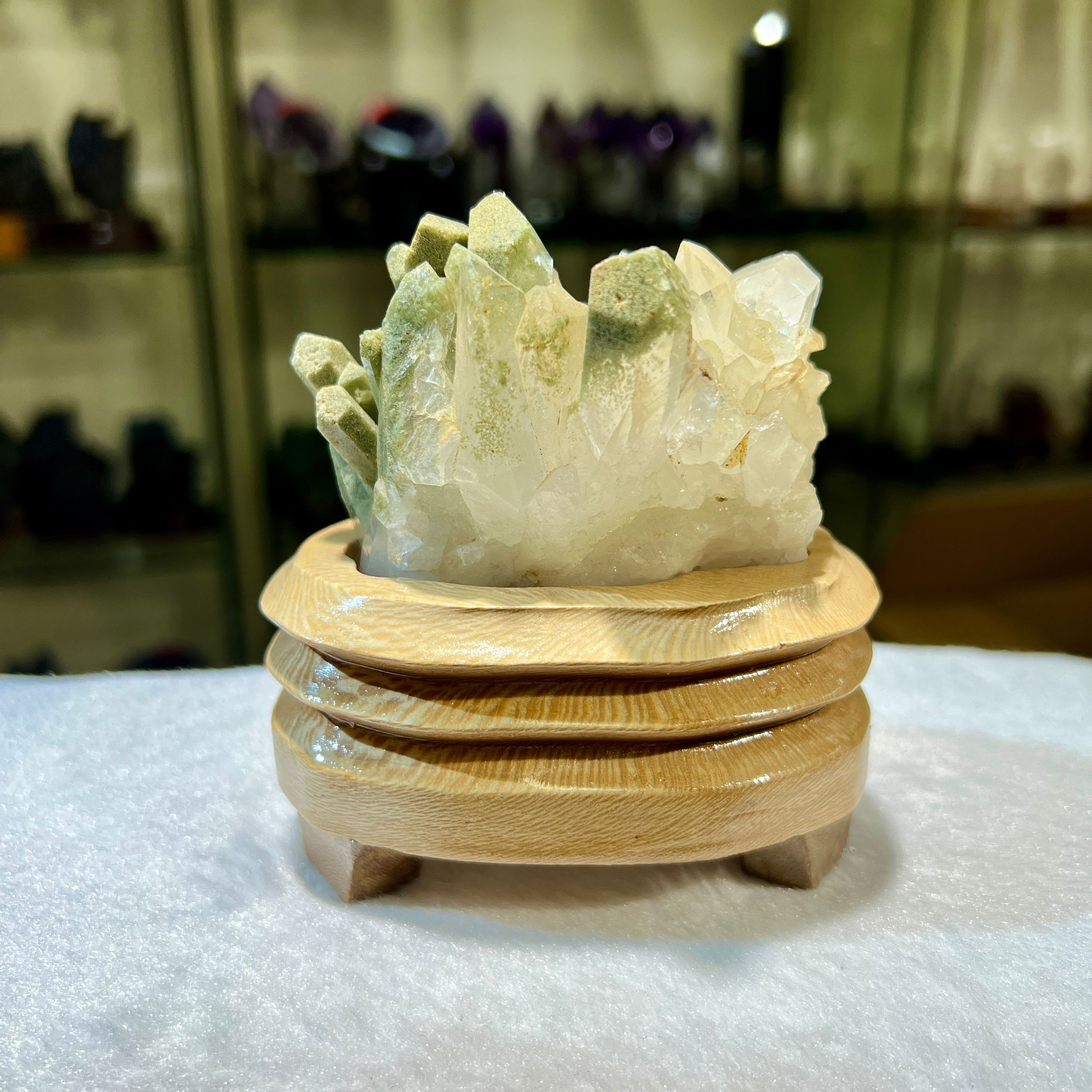 綠幽靈簇 (連座)