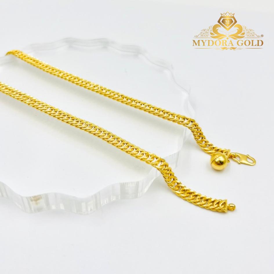 MYDORA Rantai Tangan Kait 2 Budak + Loceng | EMAS 916/22k