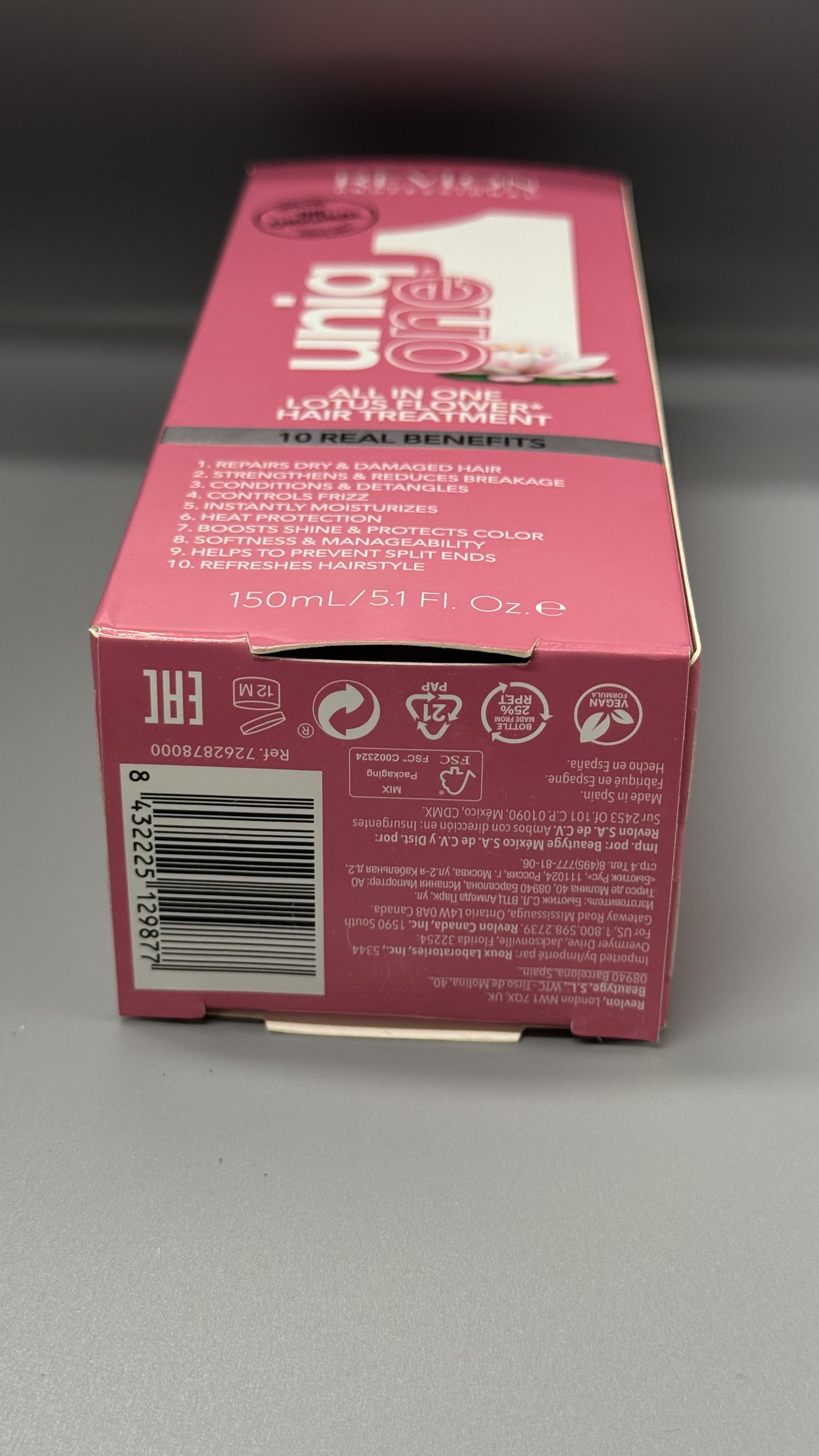 Revlon Professional UniqOne Lotus Flower 十效合一免沖護髮噴霧 150ml｜蓮花香味 