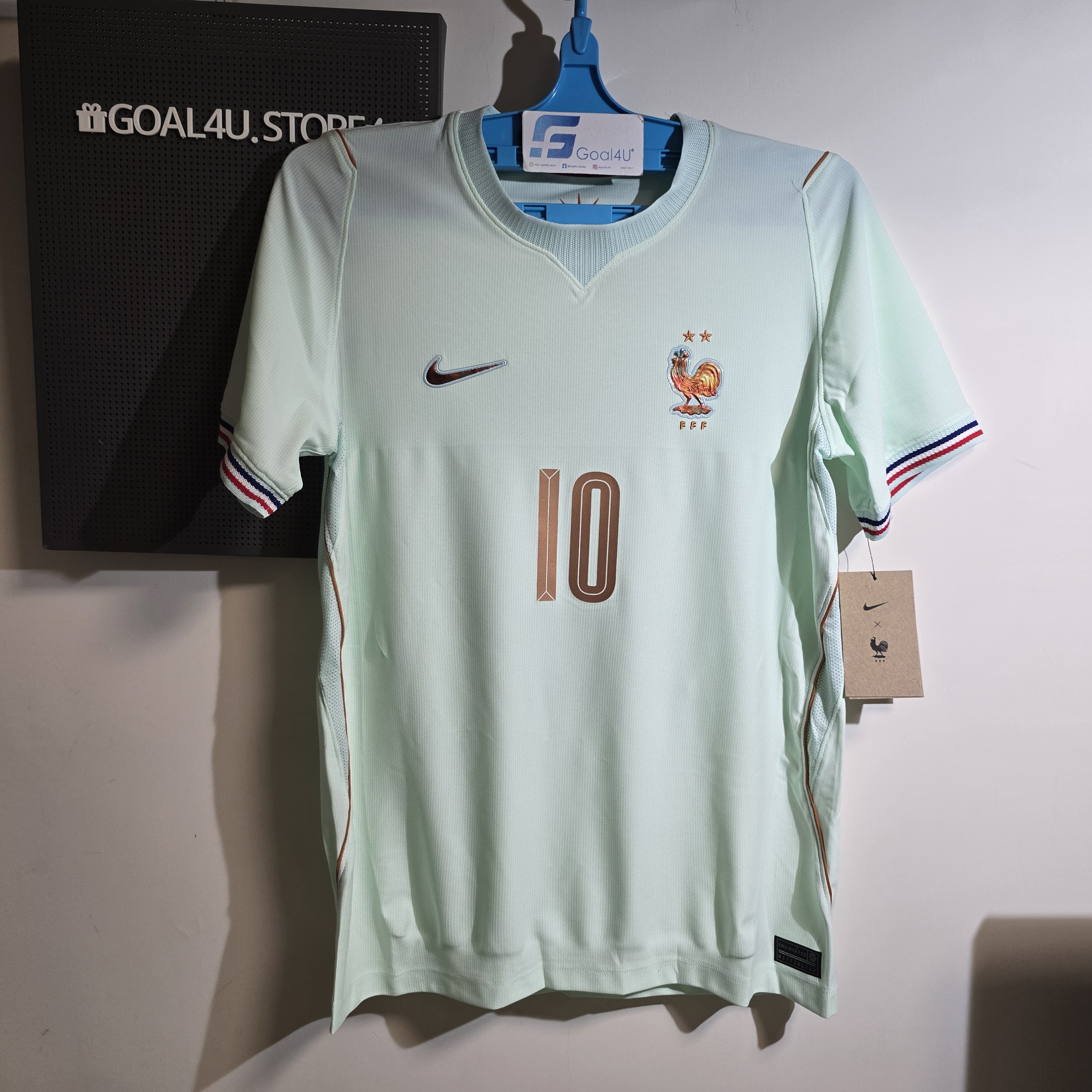 🗽薄荷綠之美 Nike France 法國 2026-27 作客球迷版球衣 (可加印字章) IB5367