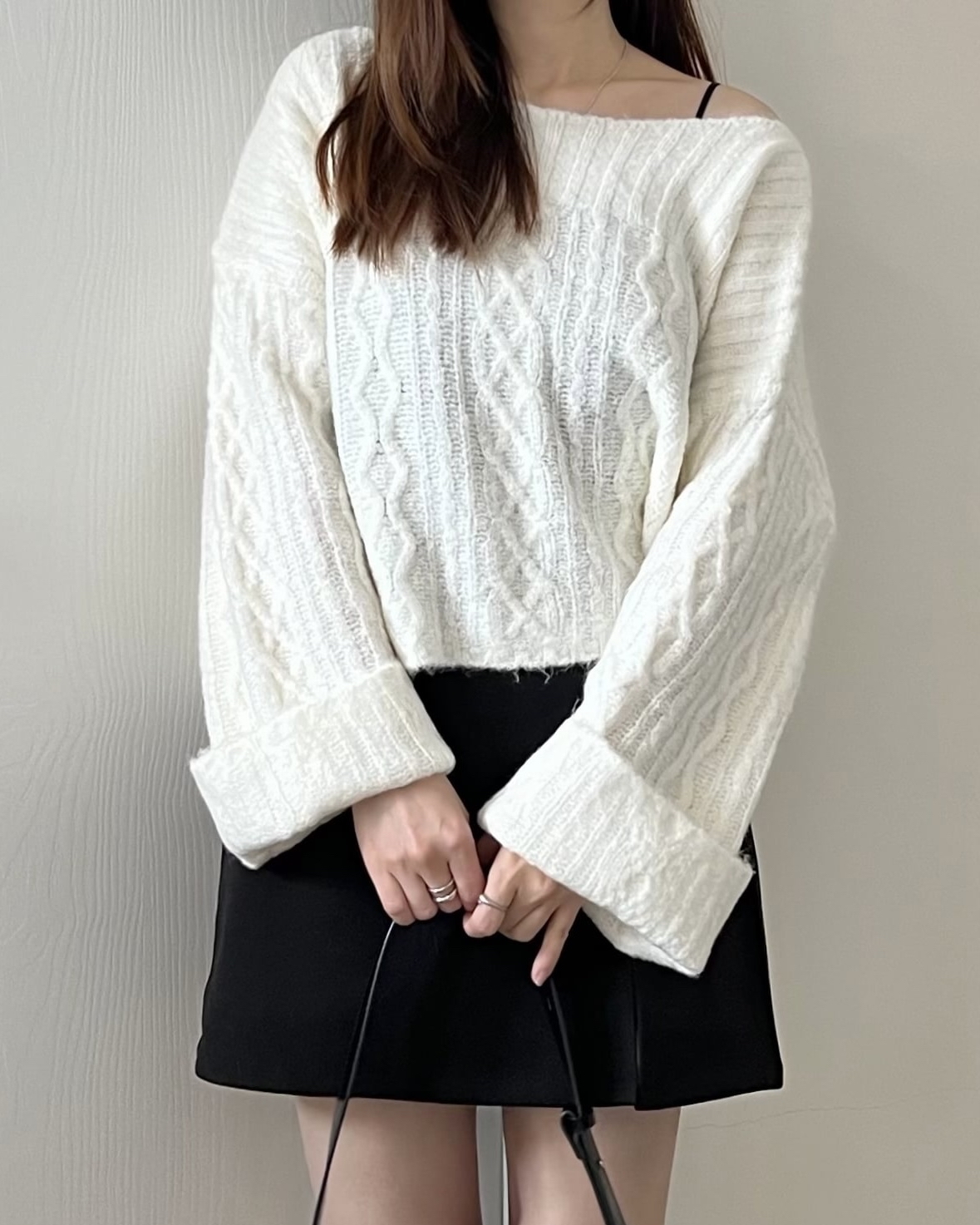 約會溫柔感闊袖上衣 現貨