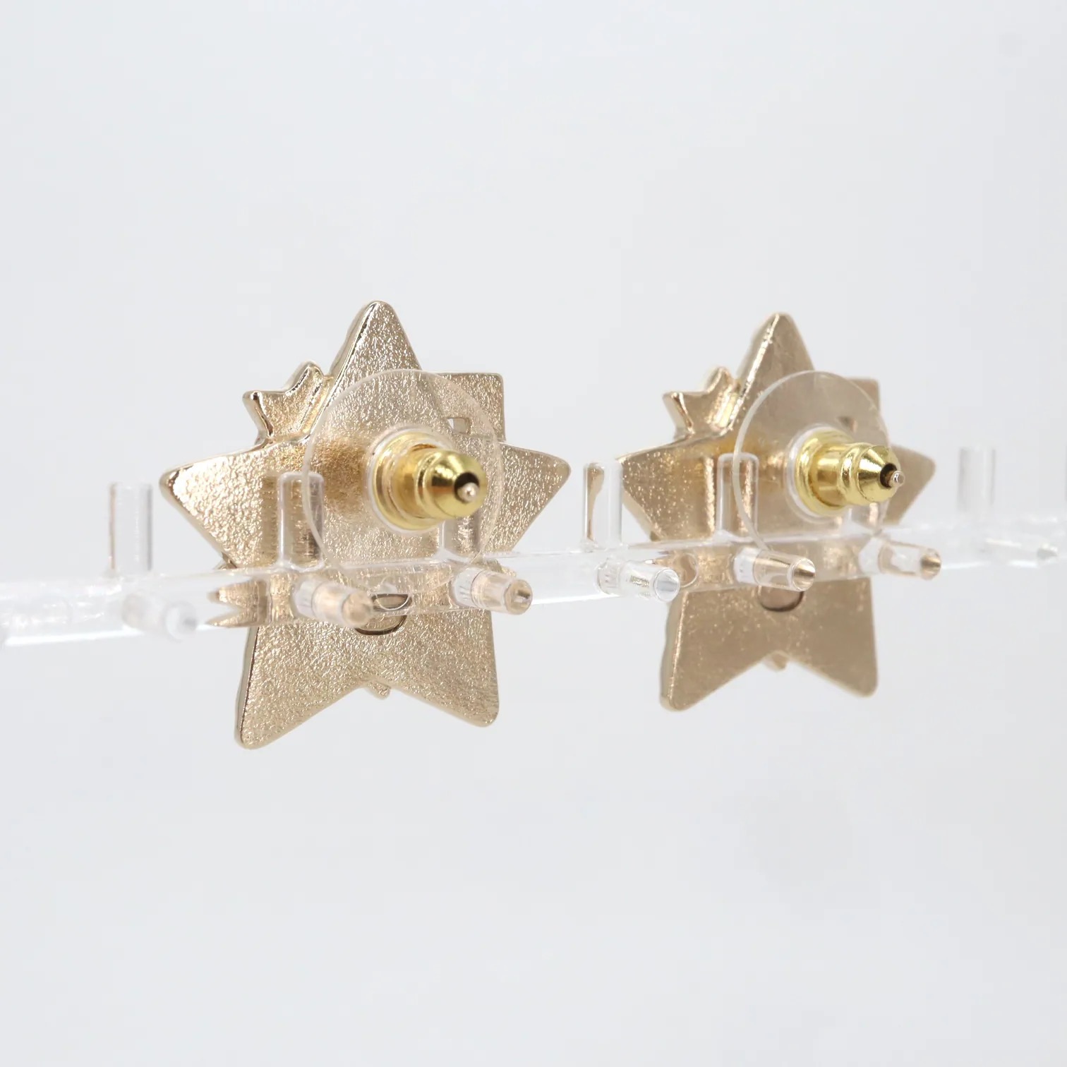 Chanel No.5 Coco Mark Star Motif Piercing Earrings