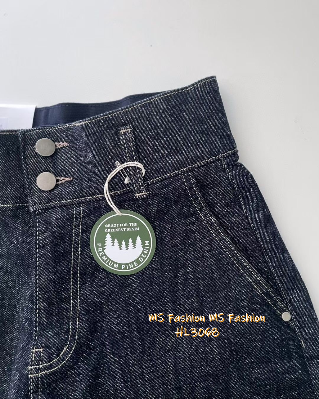 HL3068 韓國🌼Howluk高腰雙鈕短牛