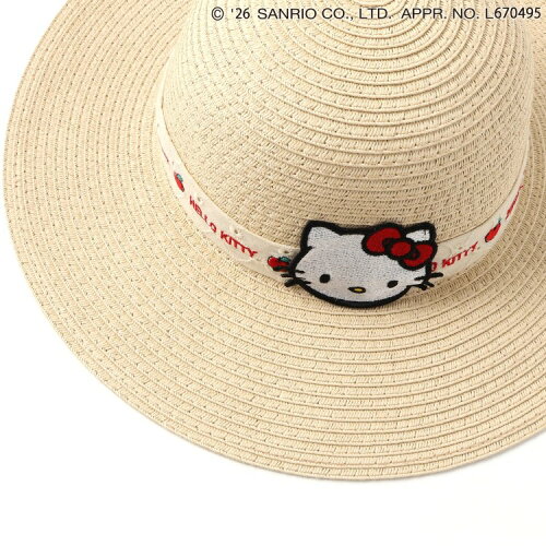 🆕【⭐訂購⭐】  日本直送🌀#Sanrio 可愛刺繡貼布 絲帶 遮陽帽［2款選］🌀[ELEA-0007][260601]