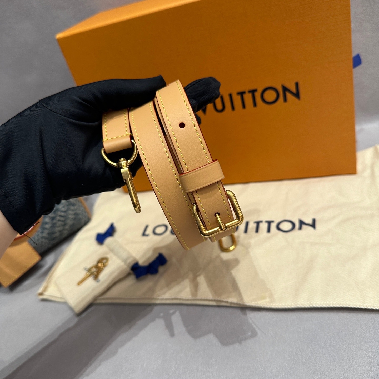 【預訂貨品】Lv 18牛仔丹寧棋盤格speedy