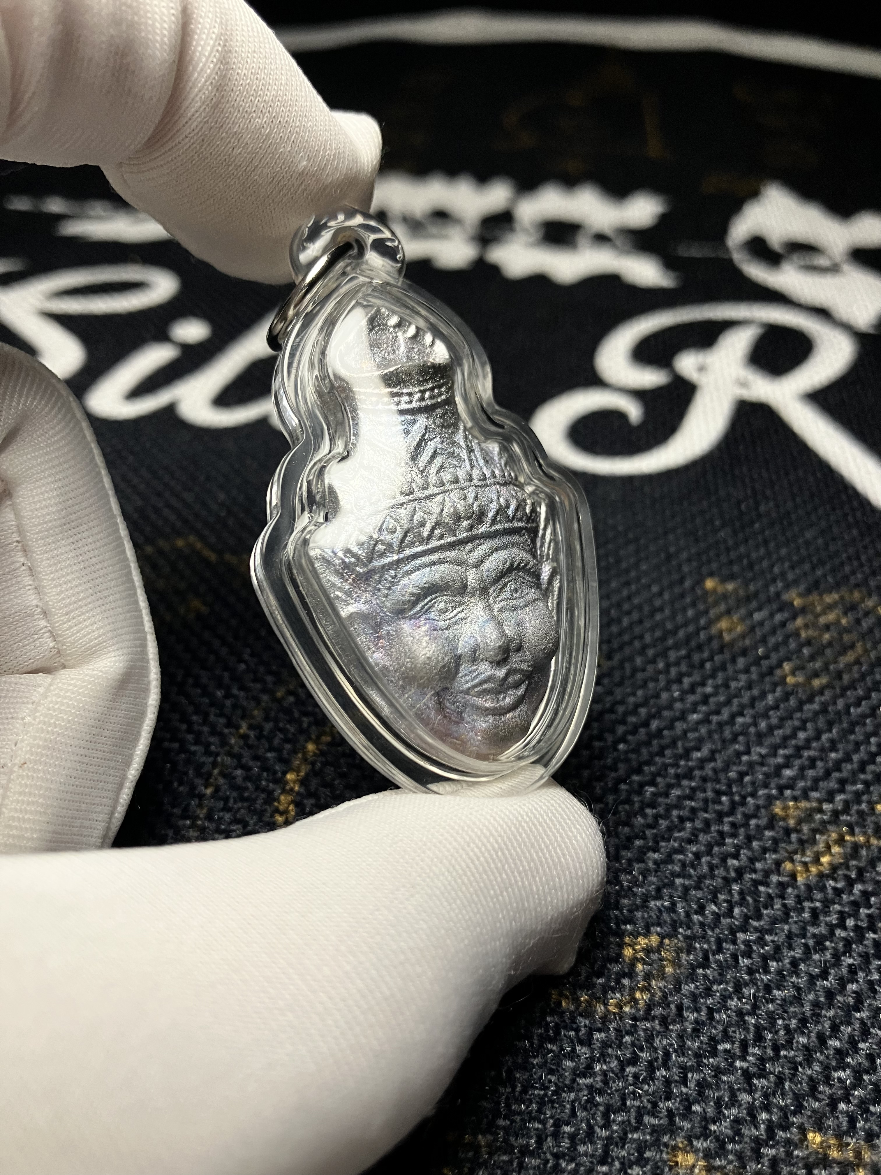 龍婆披贊 佛曆2558 帕魯士瑪霞實躺 附光學級高透防水殼｜師父親手寫符