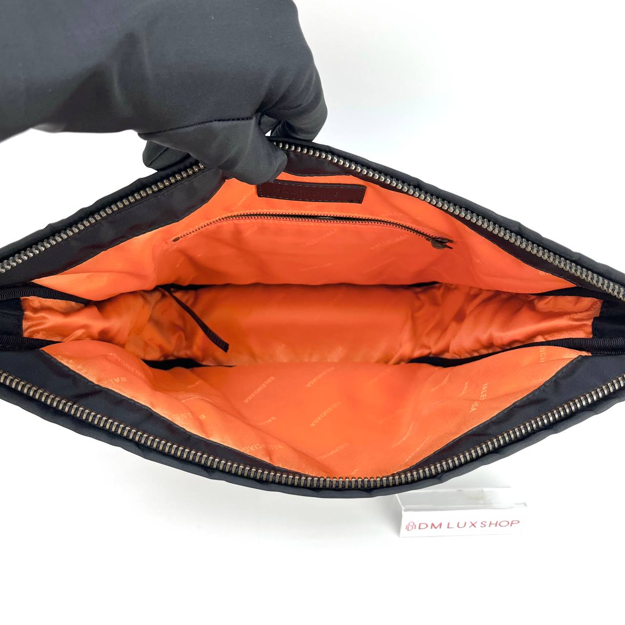 Balenciaga Black Nylon Oversize Sling Bag