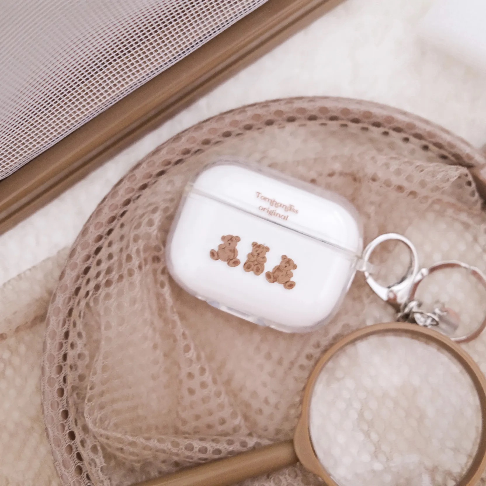 【The Childhood Teddy】透明AirPods Case
