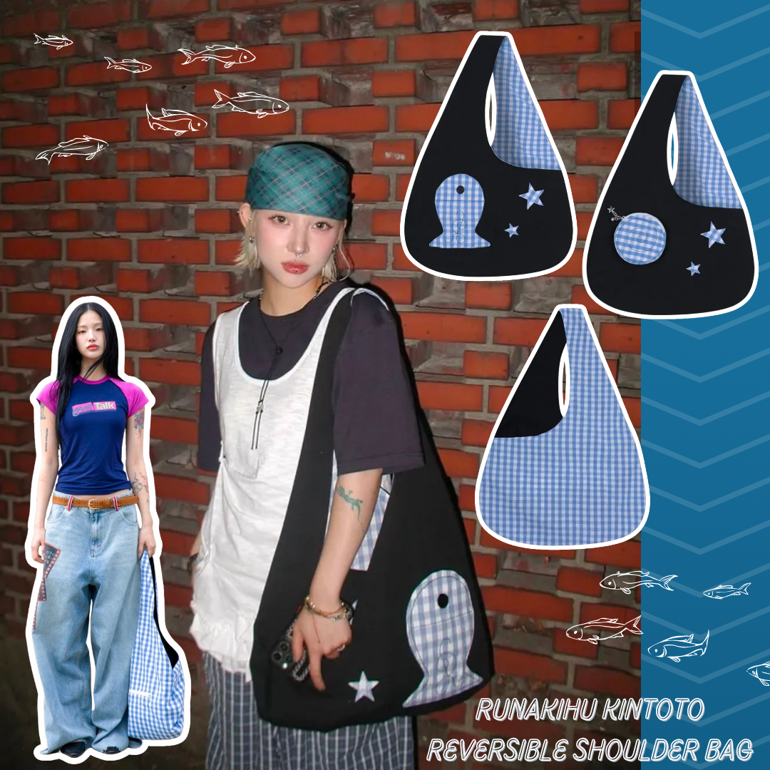 RuNaKiHu Kintoto Reversible Shoulder Bag