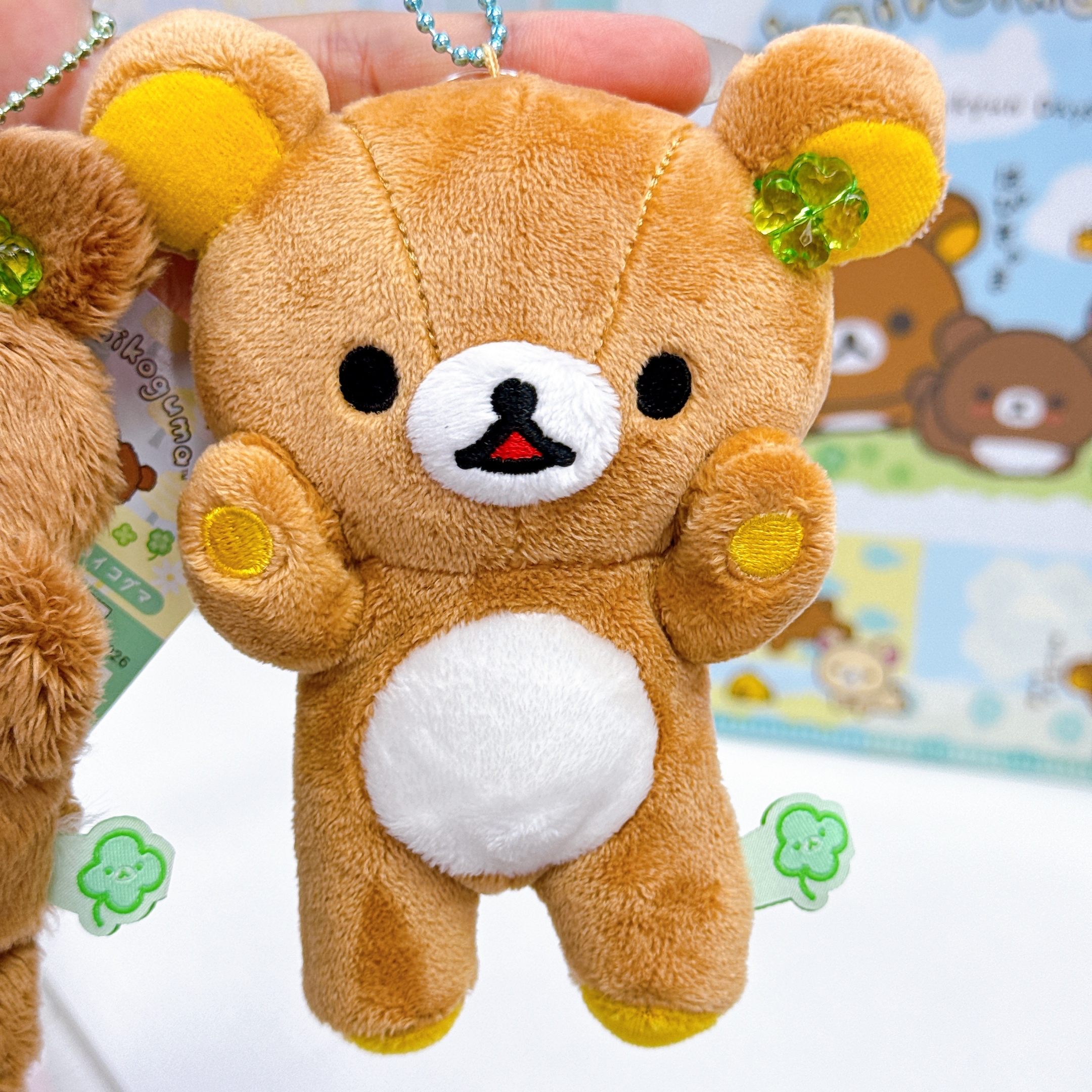 日本直送鬆弛熊幸運四葉草系列文具產品