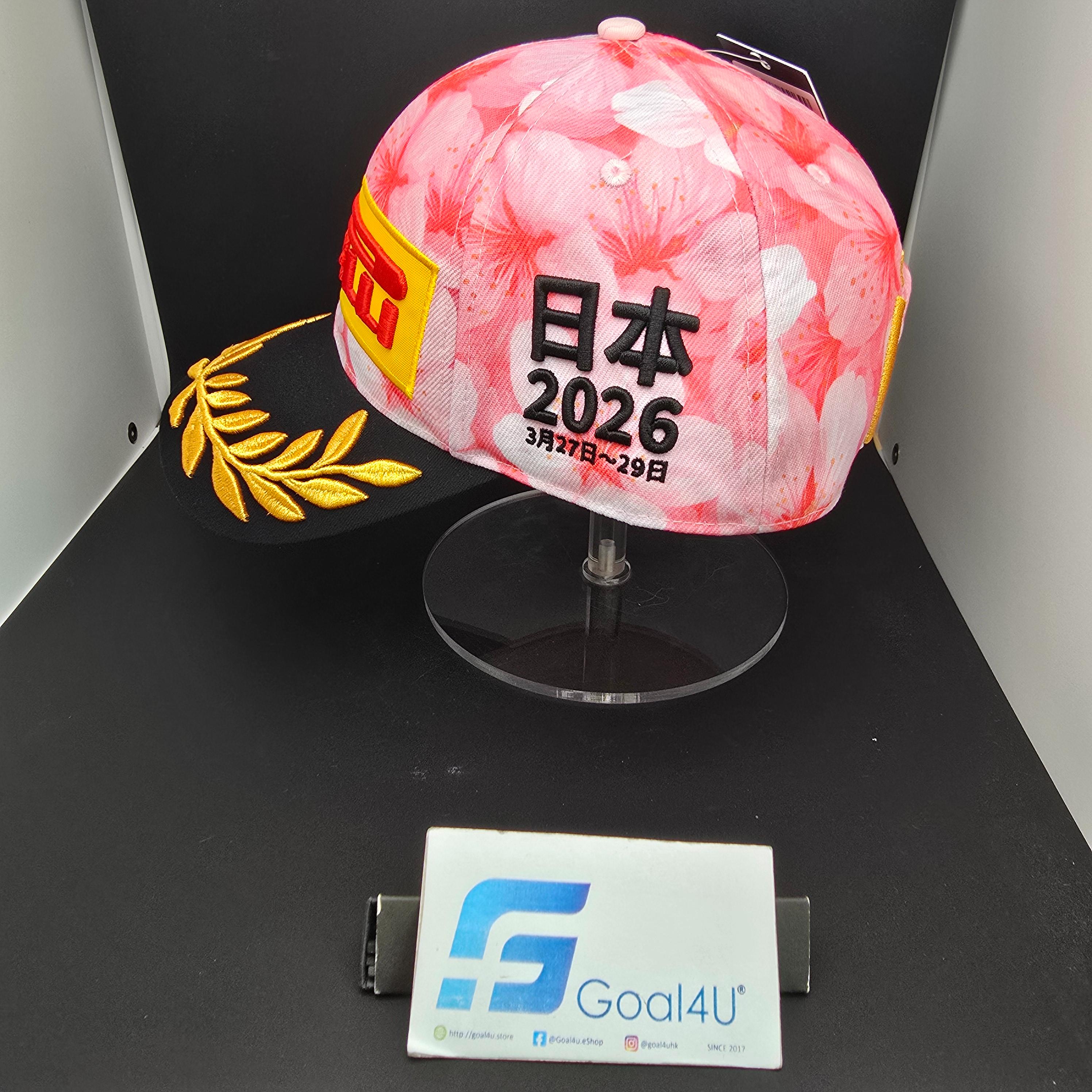 #現貨 🌸櫻花雨 F1 Pirelli倍耐力 2026 日本站特別版 P1冠軍帽 PIRPC0114