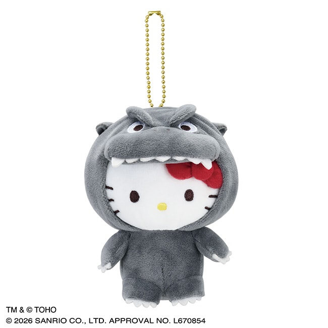  🎀【預訂】GODZILLA x SANRIO 公仔掛飾 - Kitty