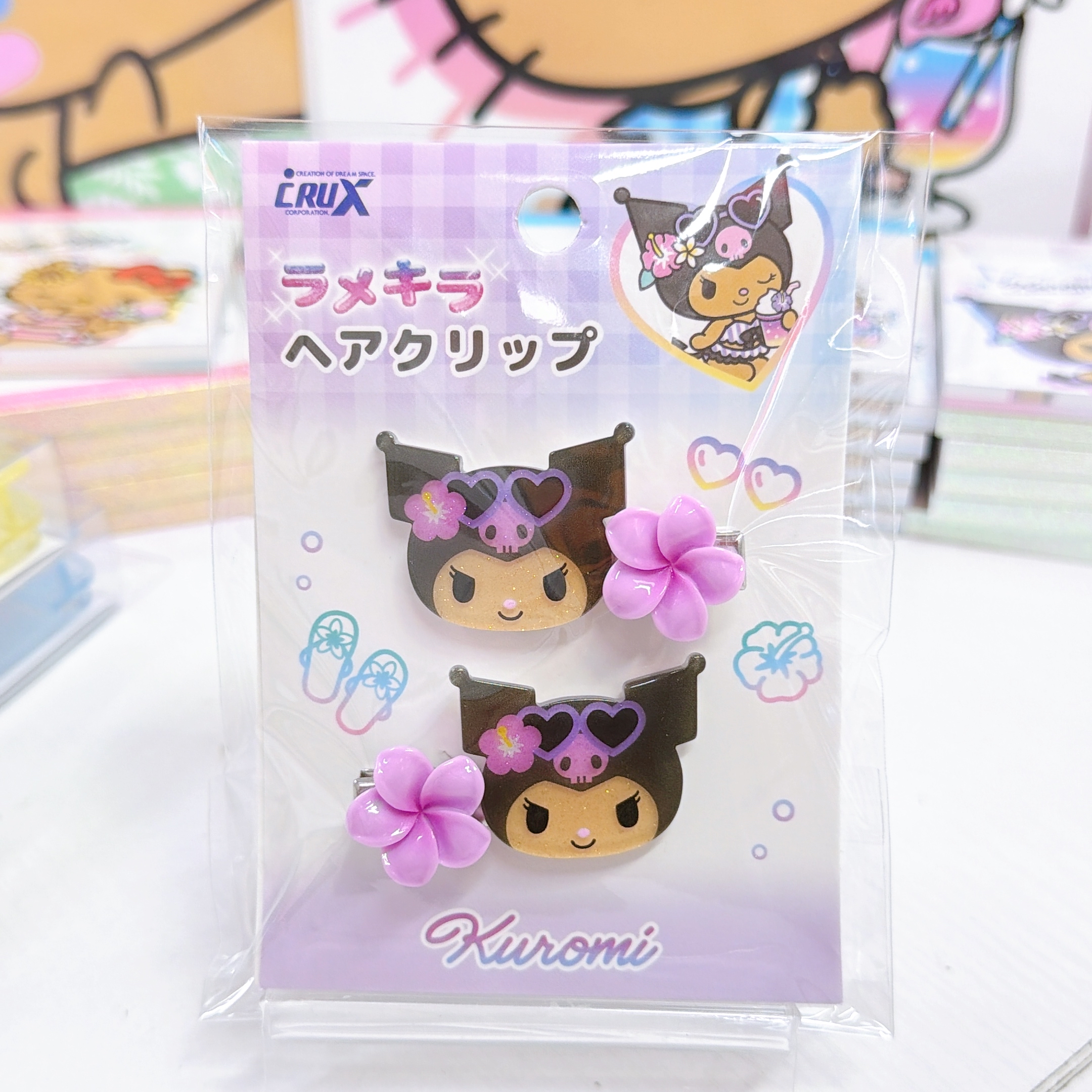 日本直送新款Sanrio黑皮夏威夷系列 文具產品