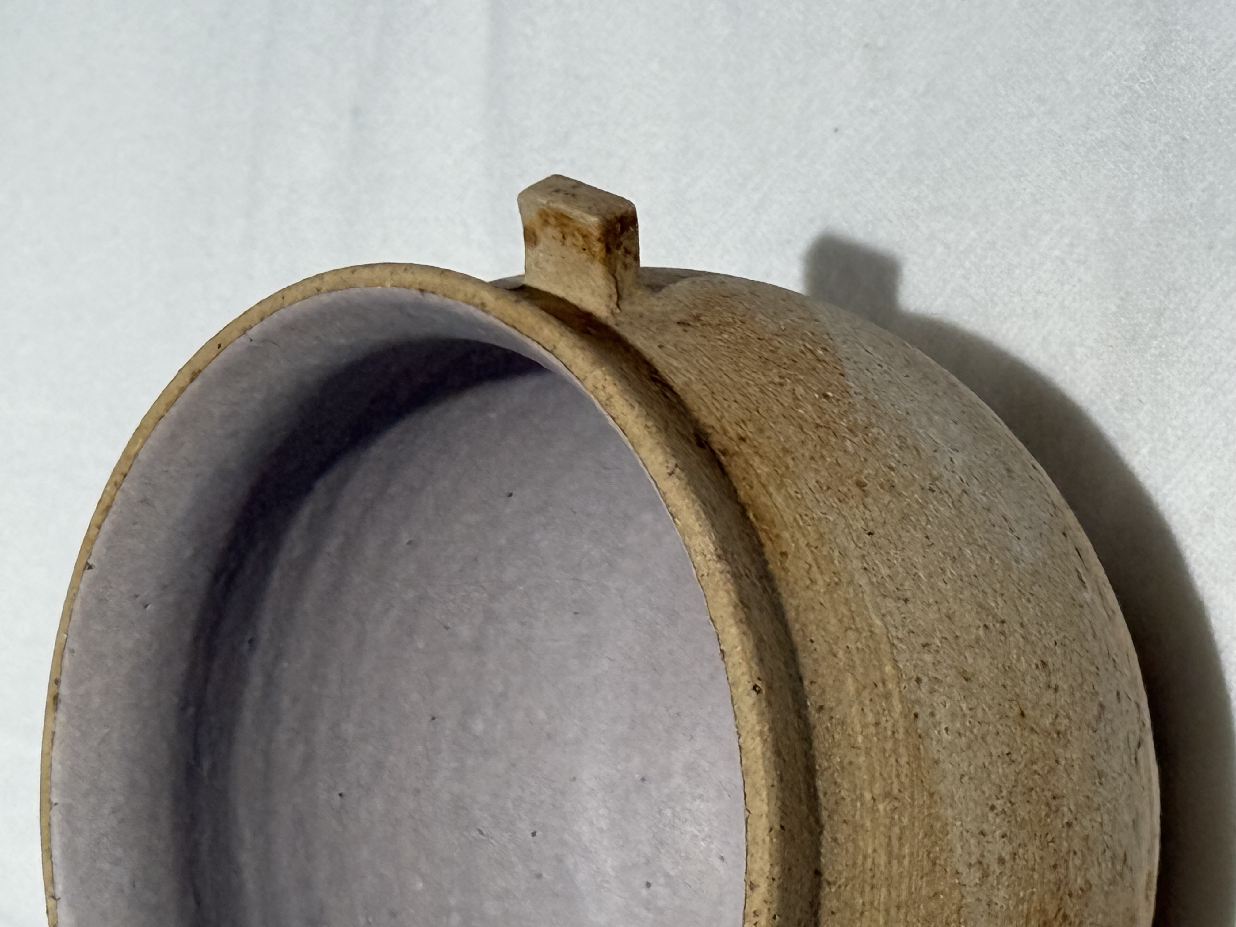 小島良子 雙耳湯杯 淺色系 紫色內