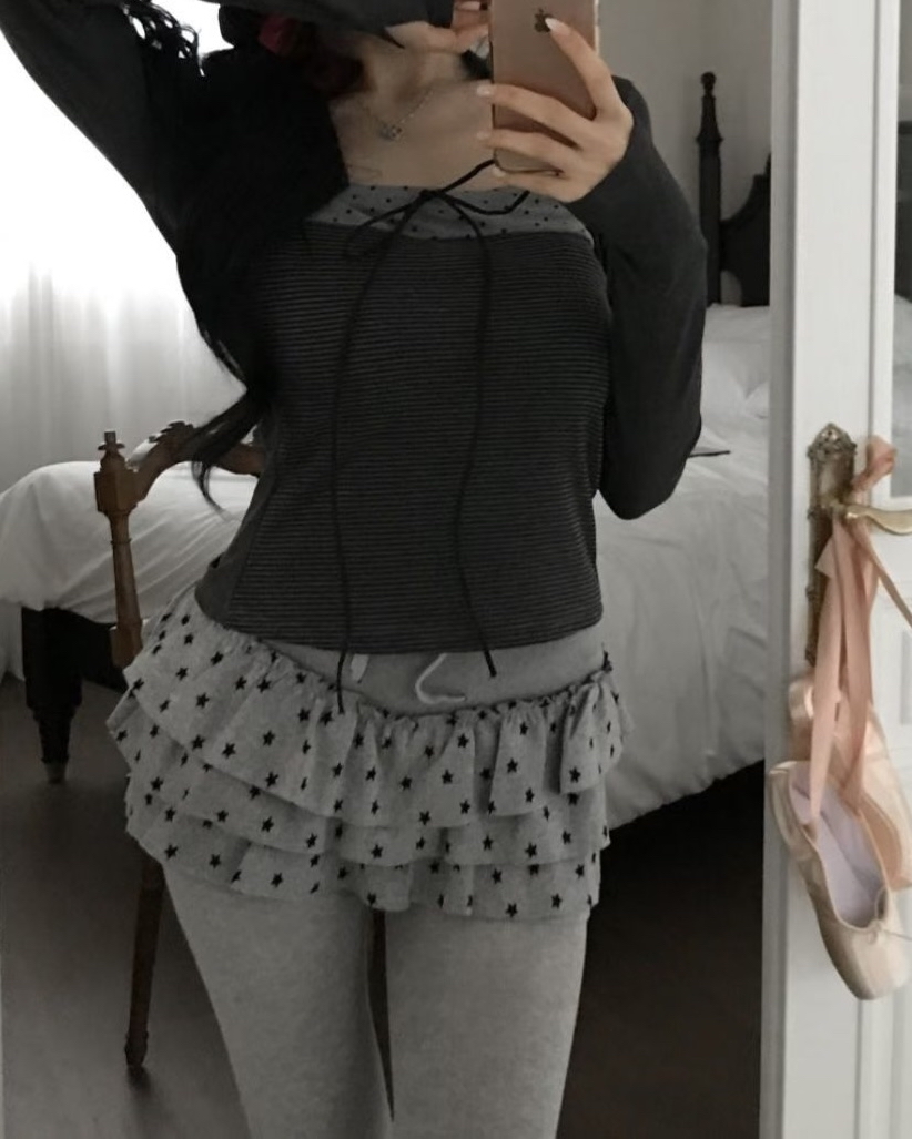 韓國星星三層蛋糕裙