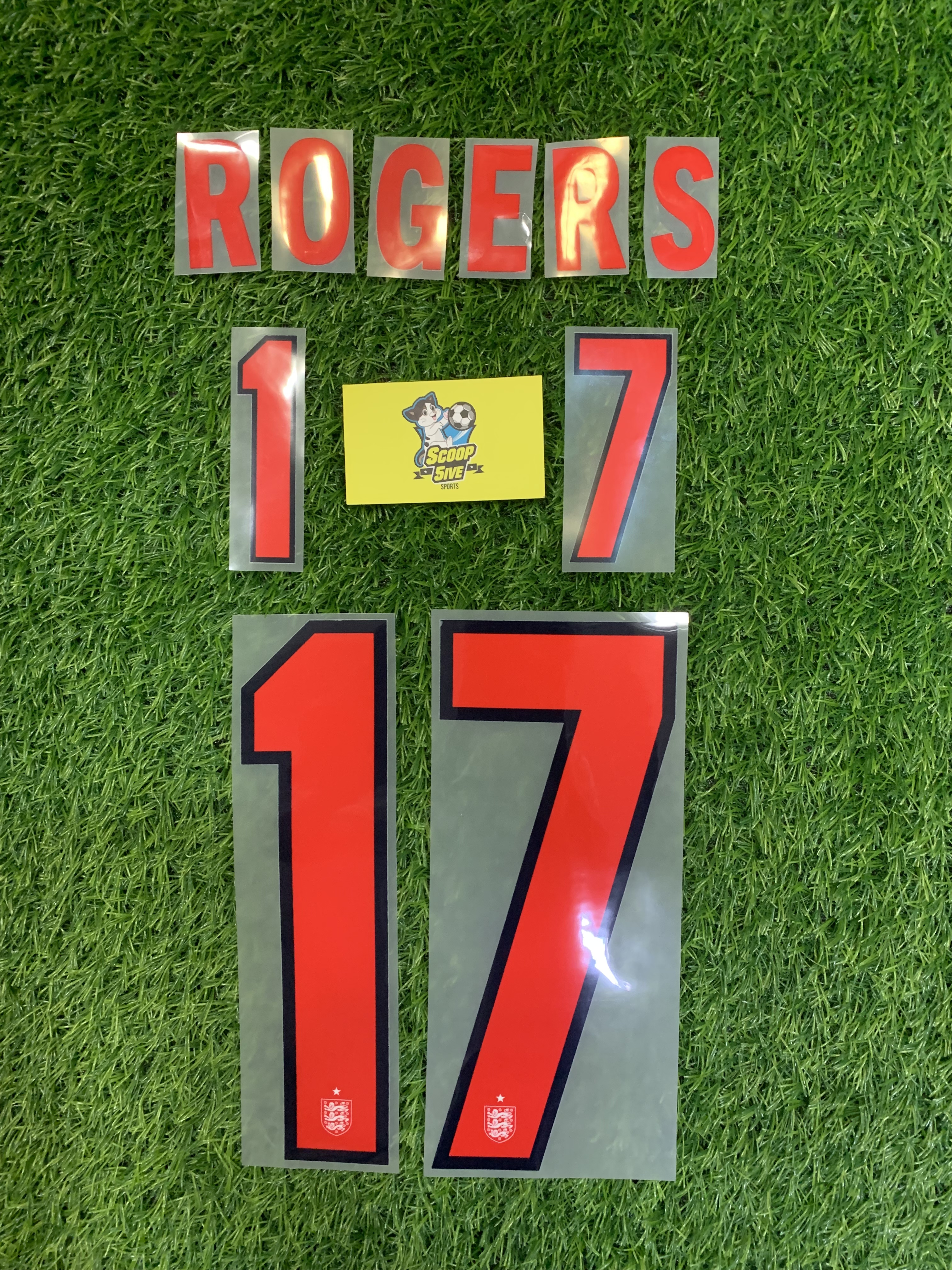 2026世界盃 英格蘭 主場 印字 17 Rogers