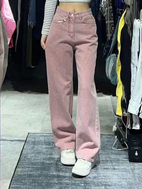 粉紅牛仔褲 KR2696