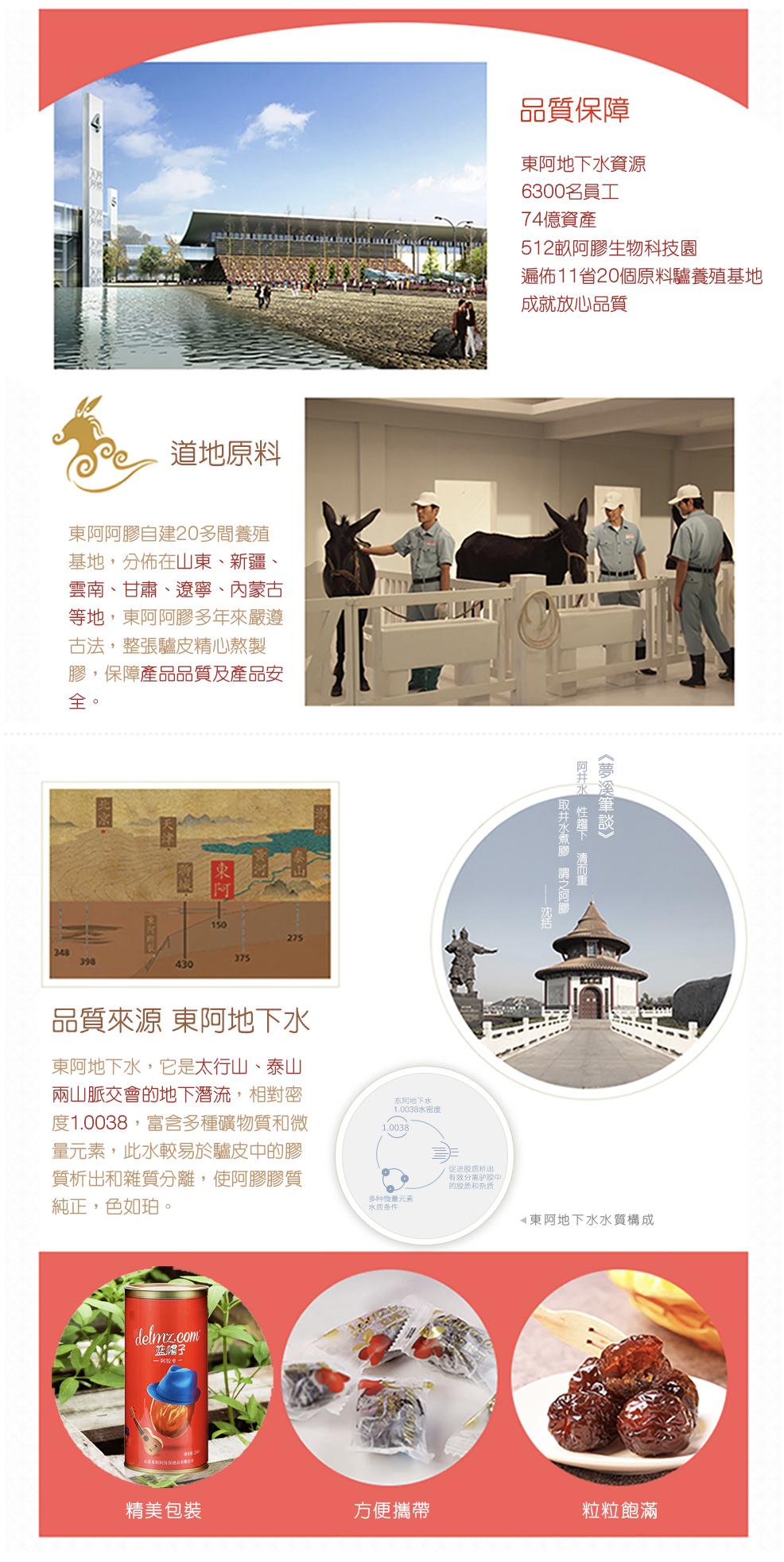 東阿阿膠棗 280g