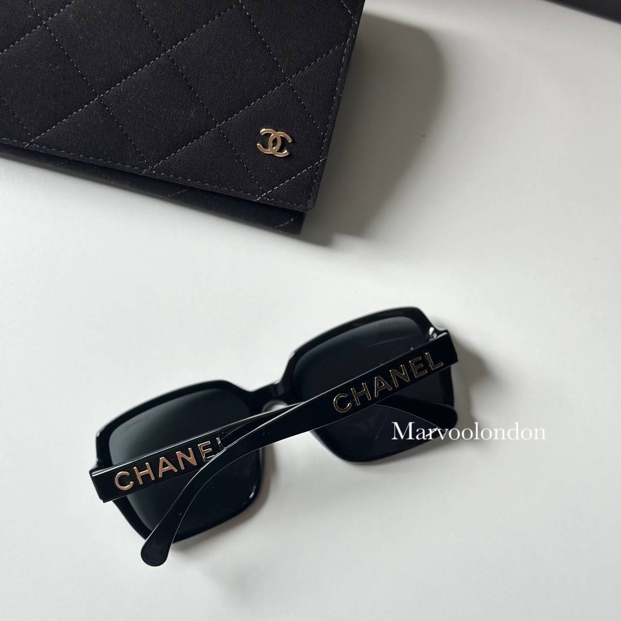 現貨✨🫶🏻熱賣款🪩Chanel 淡金logo 太陽眼鏡  超好襯既一款