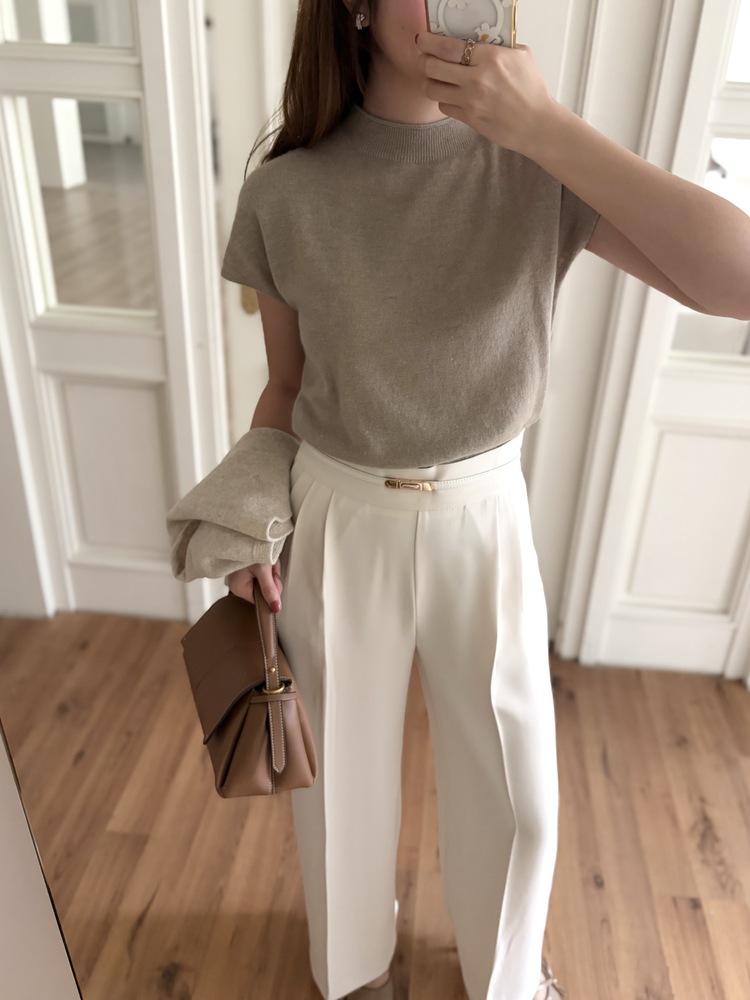 Daily Angora Knitted Top (Mocha)