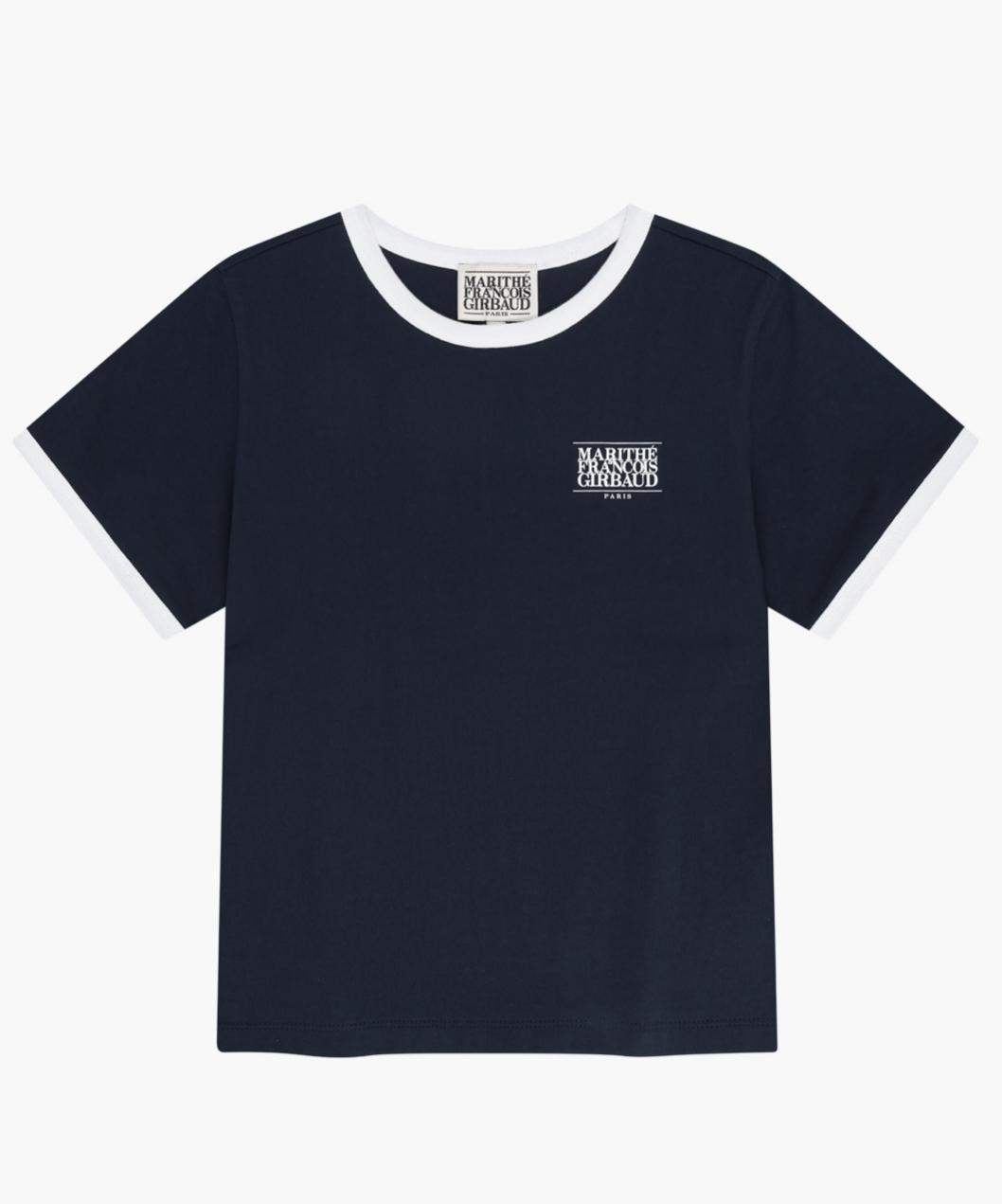 Ⓜ️ fg kids款 small logo ringer tee 折扣優惠 淺紫/淺黃/navy / white Size 100-150