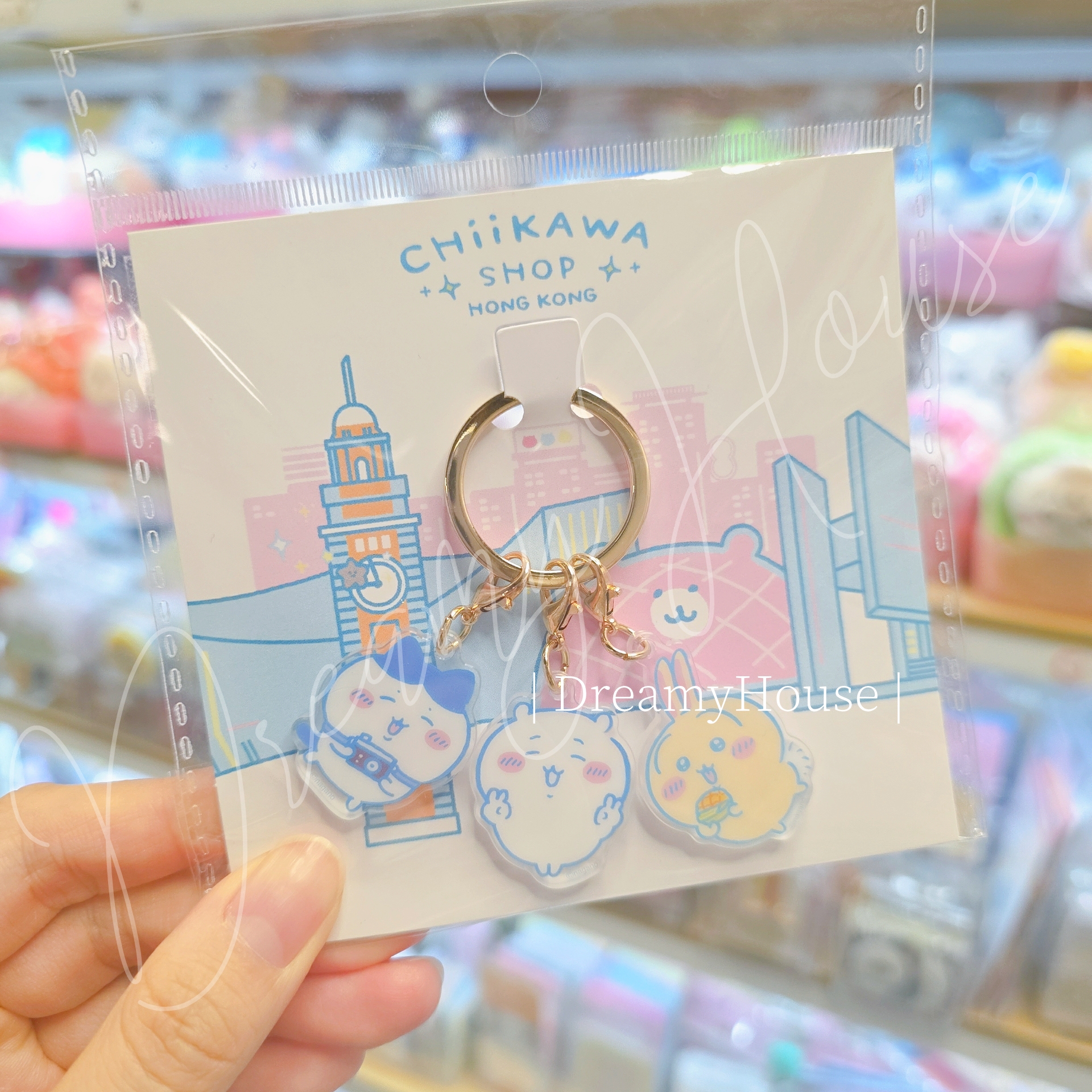 香港 Chiikawa「CHIIKAWA SHOP in HONG KONG」3連匙扣