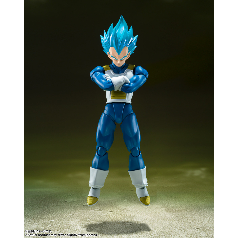 SHF Dragon Ball Super SSGSS Vegeta Unwavering Saiyan Pride